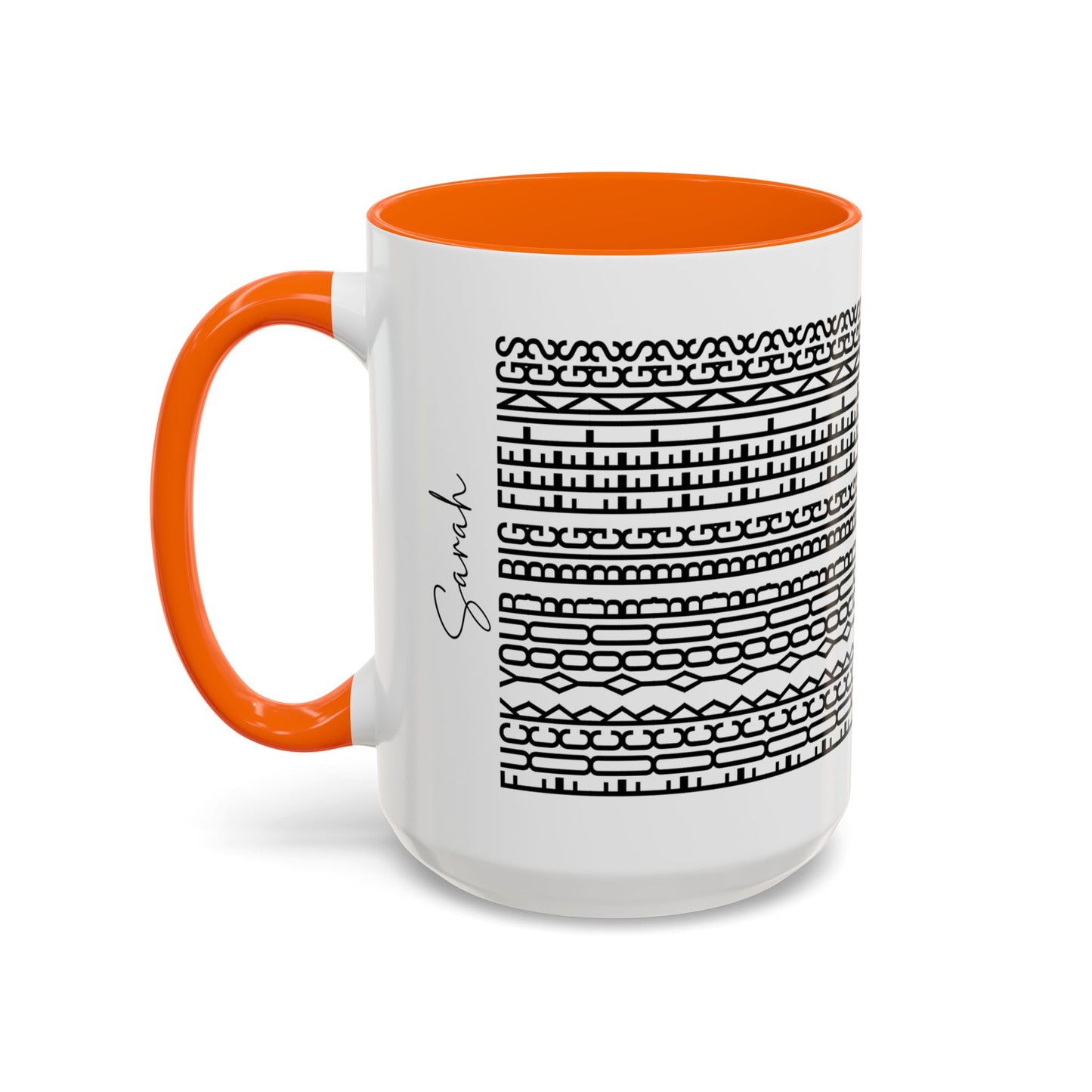 F**k Your Big Feelings – Hidden Message Mug (Black Text)