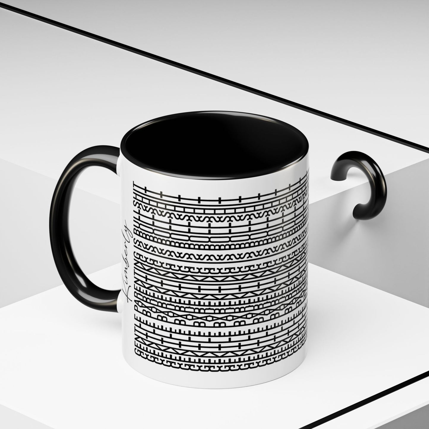 Gentle Parenting Is Bullsh*t – Hidden Message Mug (Black Text)