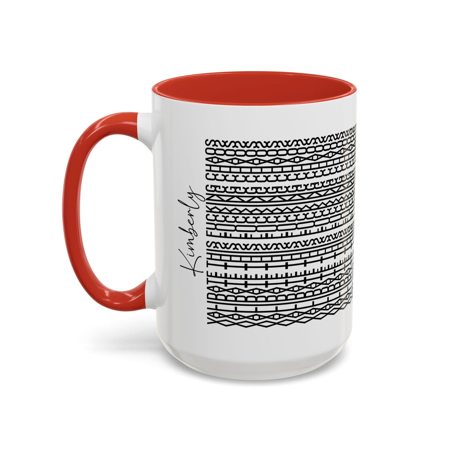 Validate This F**ing Chaos – Hidden Message Mug (Black Text)