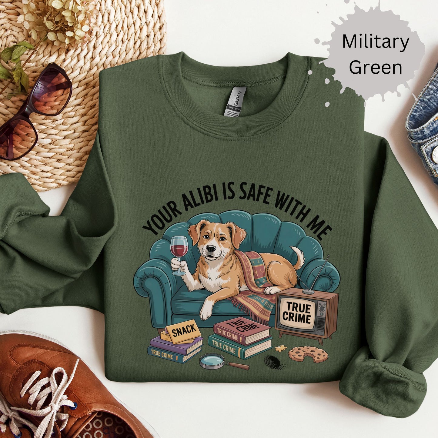 Canine Confidential True Crime Sweatshirt