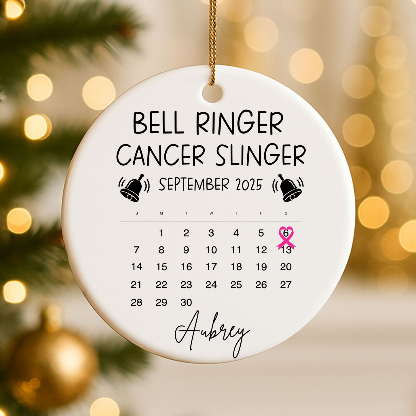 Bell Ringer Cancer Slinger – End-of-Treatment Ornament