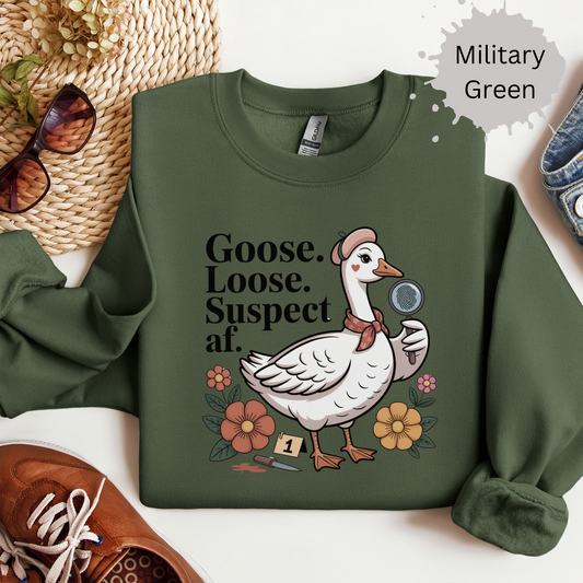 Goose Loose Suspect AF Crewneck