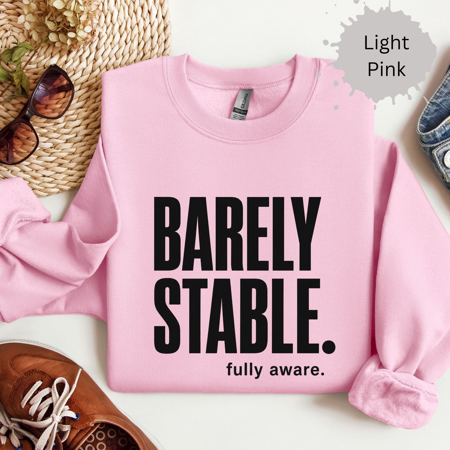 Barely Stable Fully Aware Sweatshirt