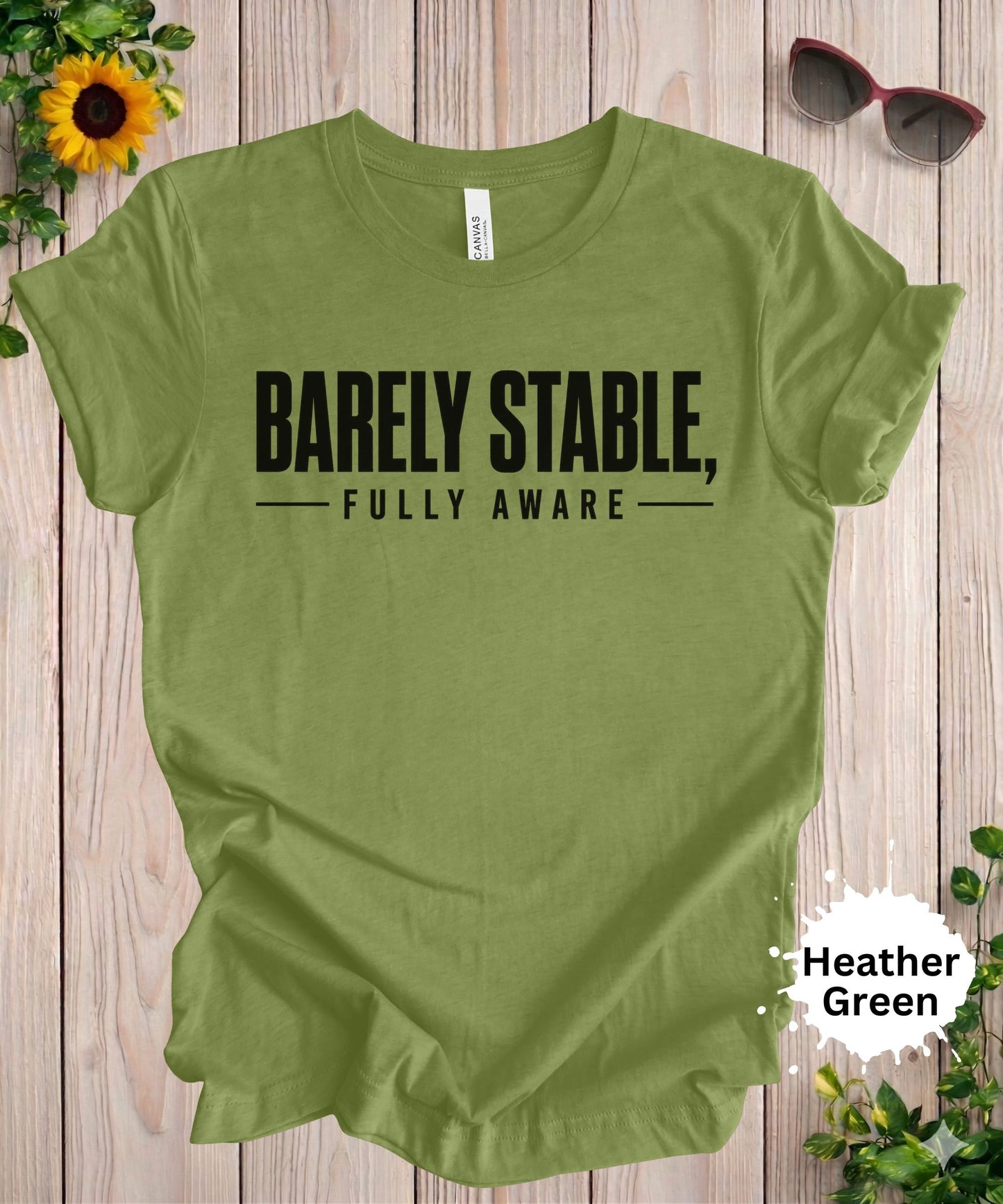 Barely Stable Fully Aware T-Shirt
