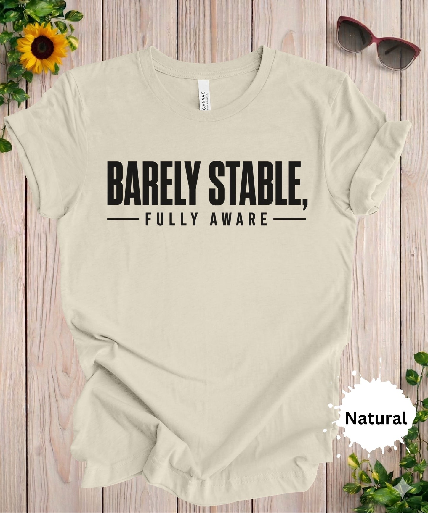 Barely Stable Fully Aware T-Shirt
