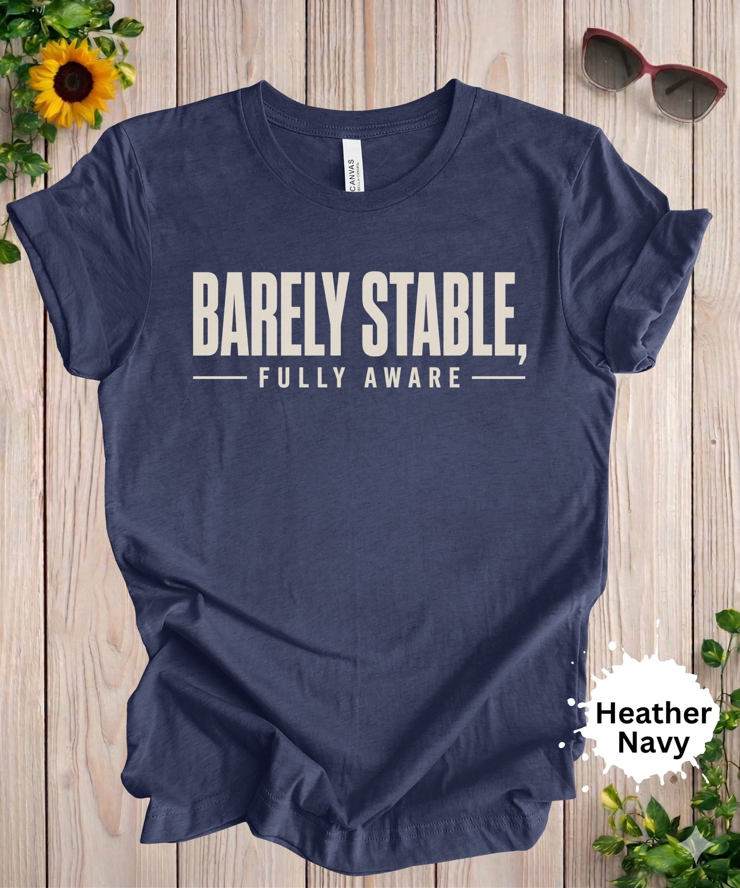 Barely Stable Fully Aware T-Shirt
