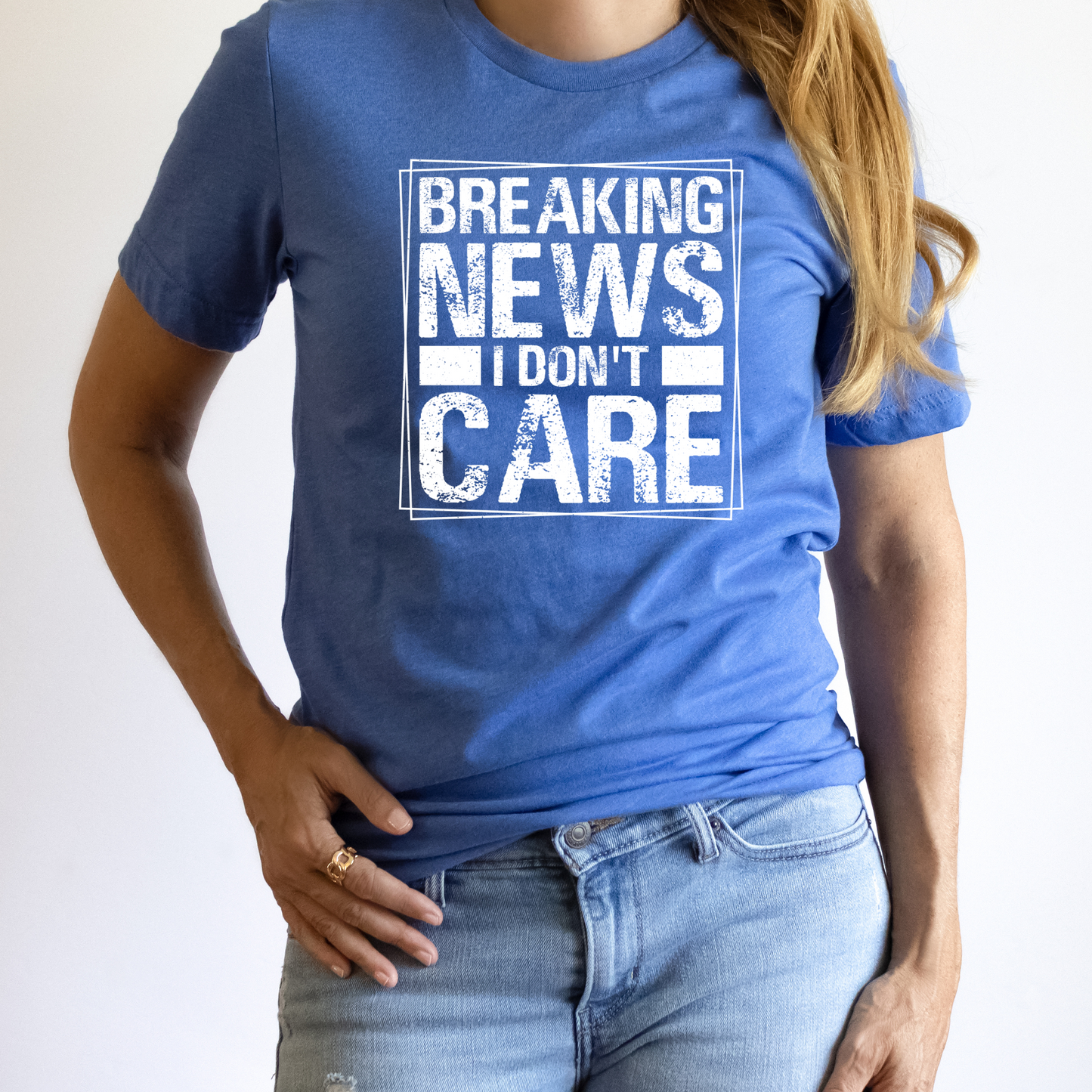 Breaking News: I Don't Care Attitude Tee