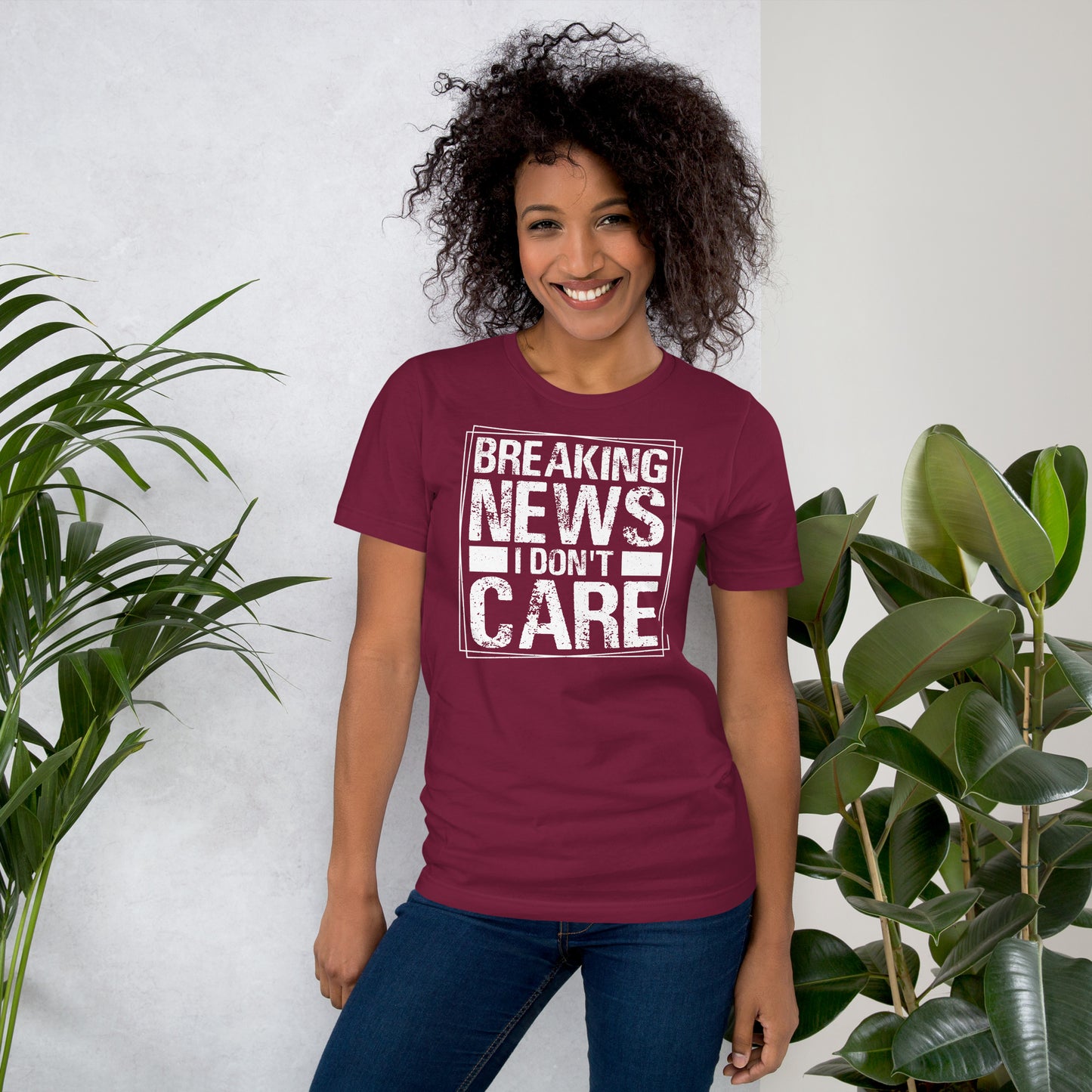 Breaking News: I Don't Care Attitude Tee