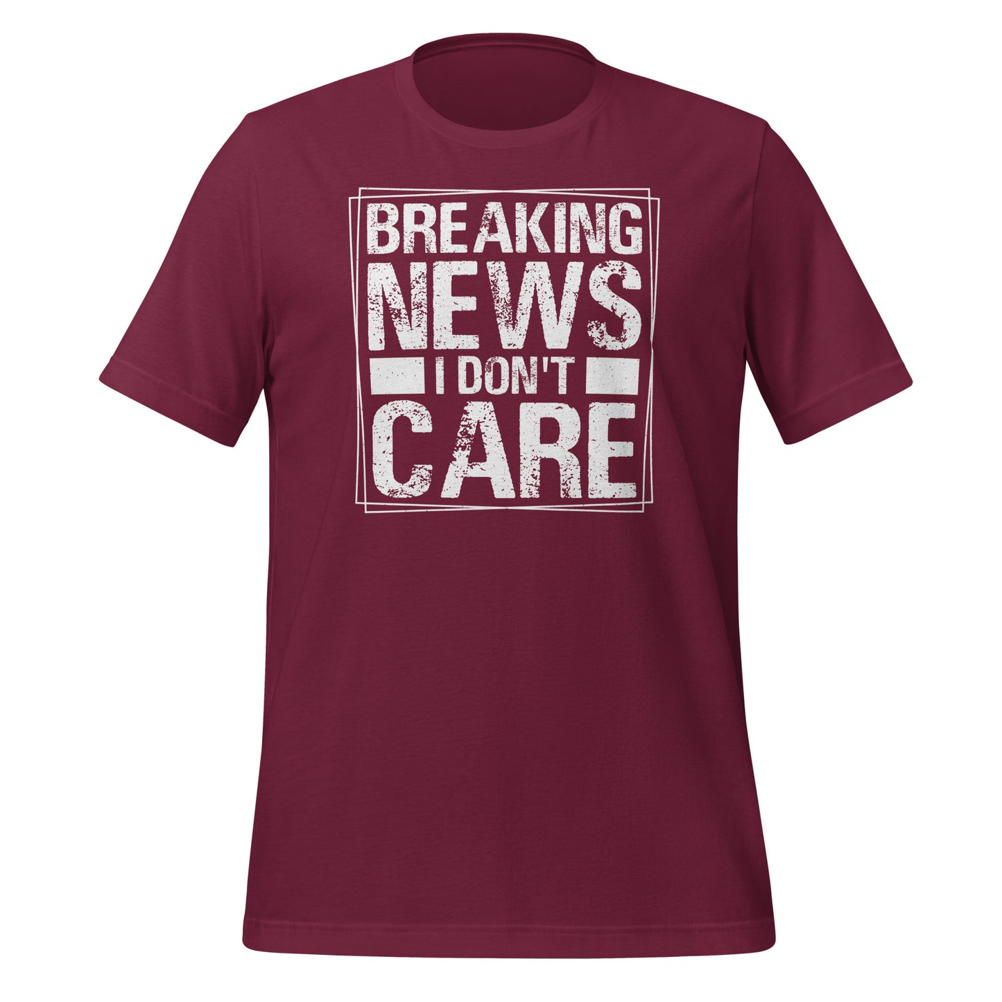 Breaking News: I Don't Care Attitude Tee