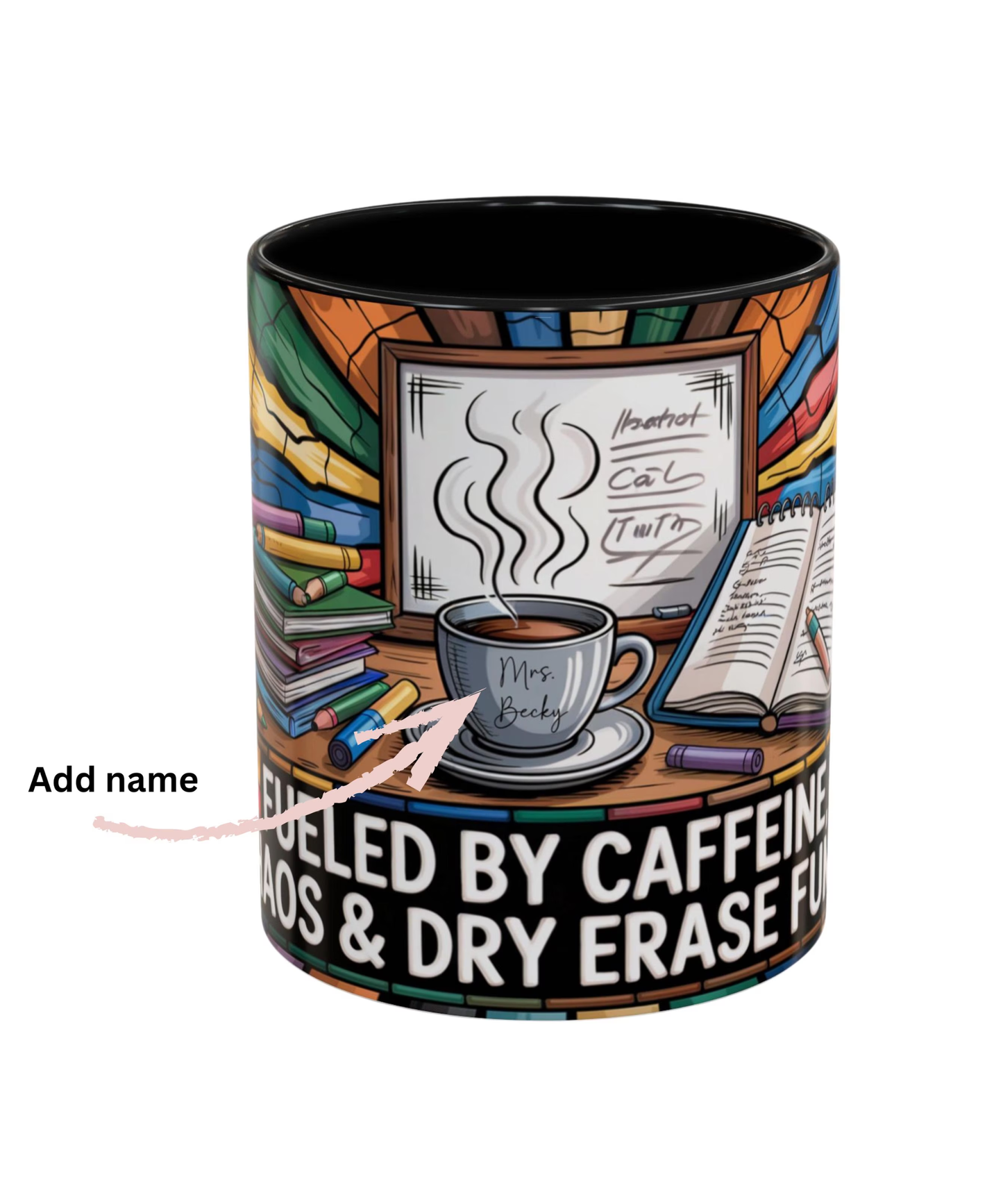 Personalized Teacher Dry Erase Coffee Mug