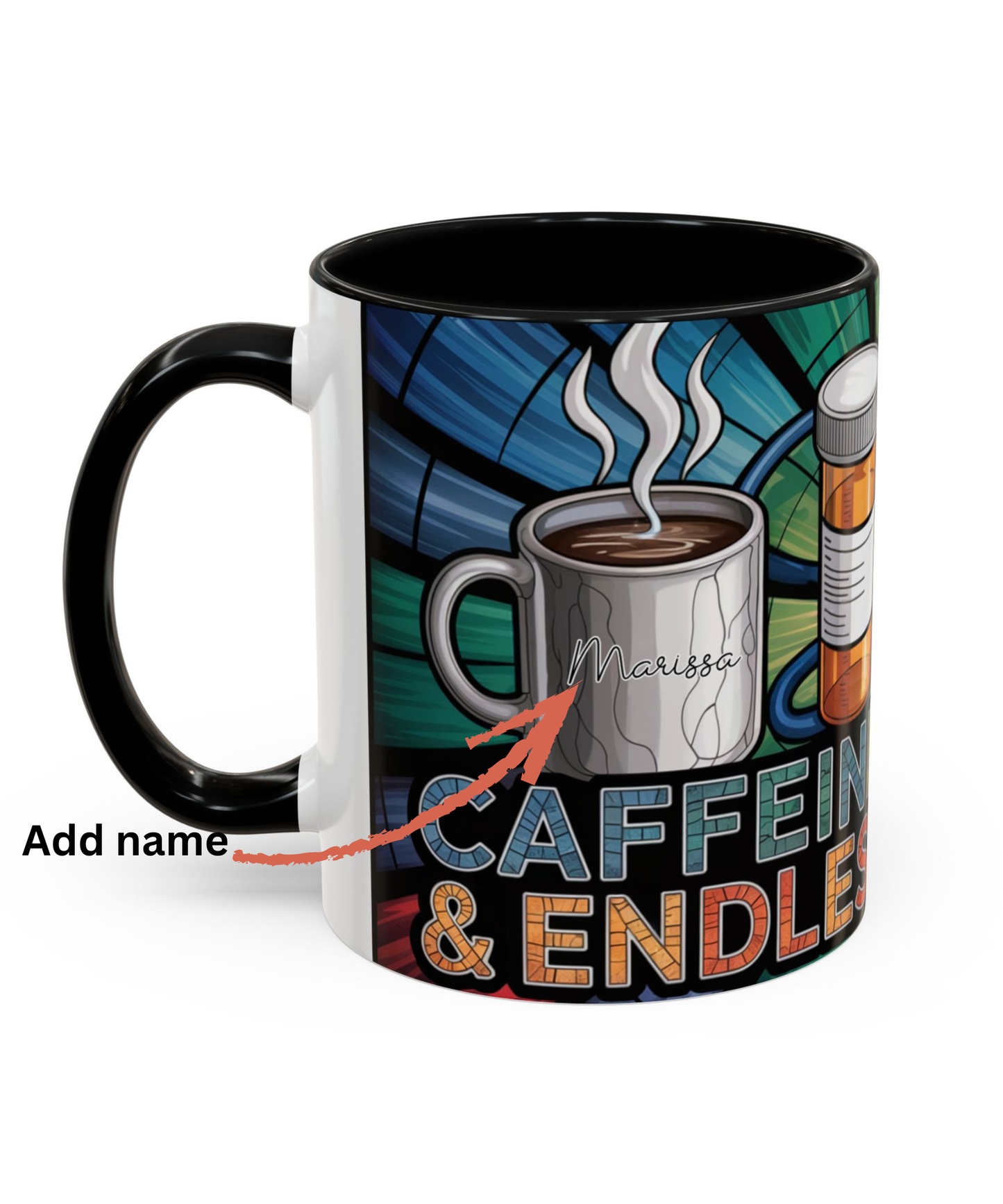 Personalized Nurse Rounds Coffee Mug