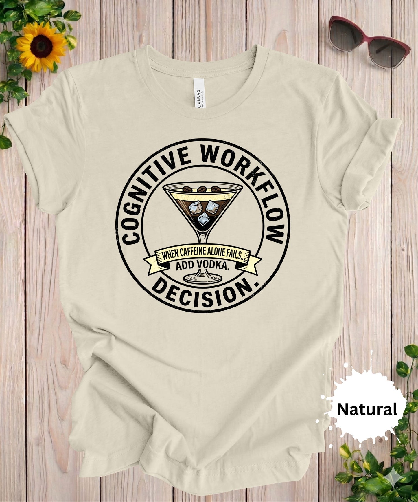 Add Vodka Cognitive Workflow T-Shirt