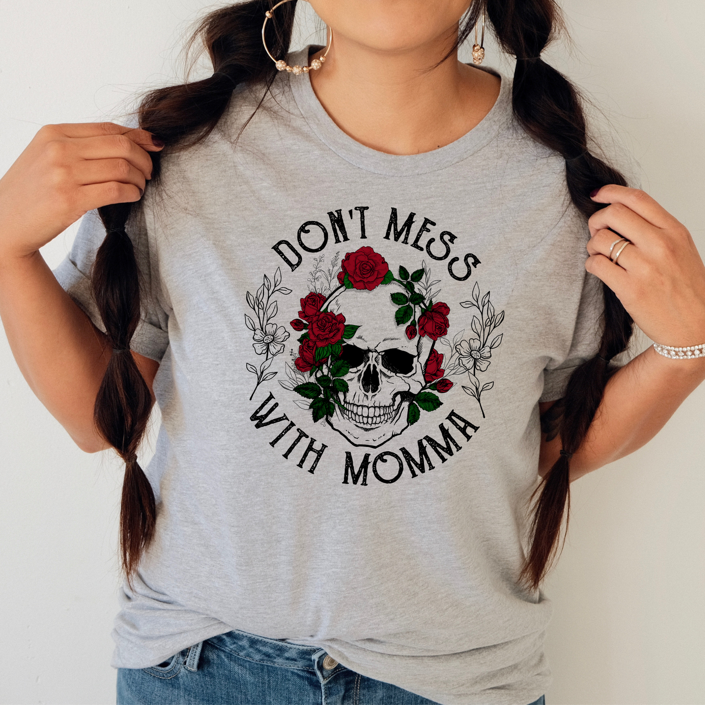 Don't Mess With Mama Skeleton TShirt