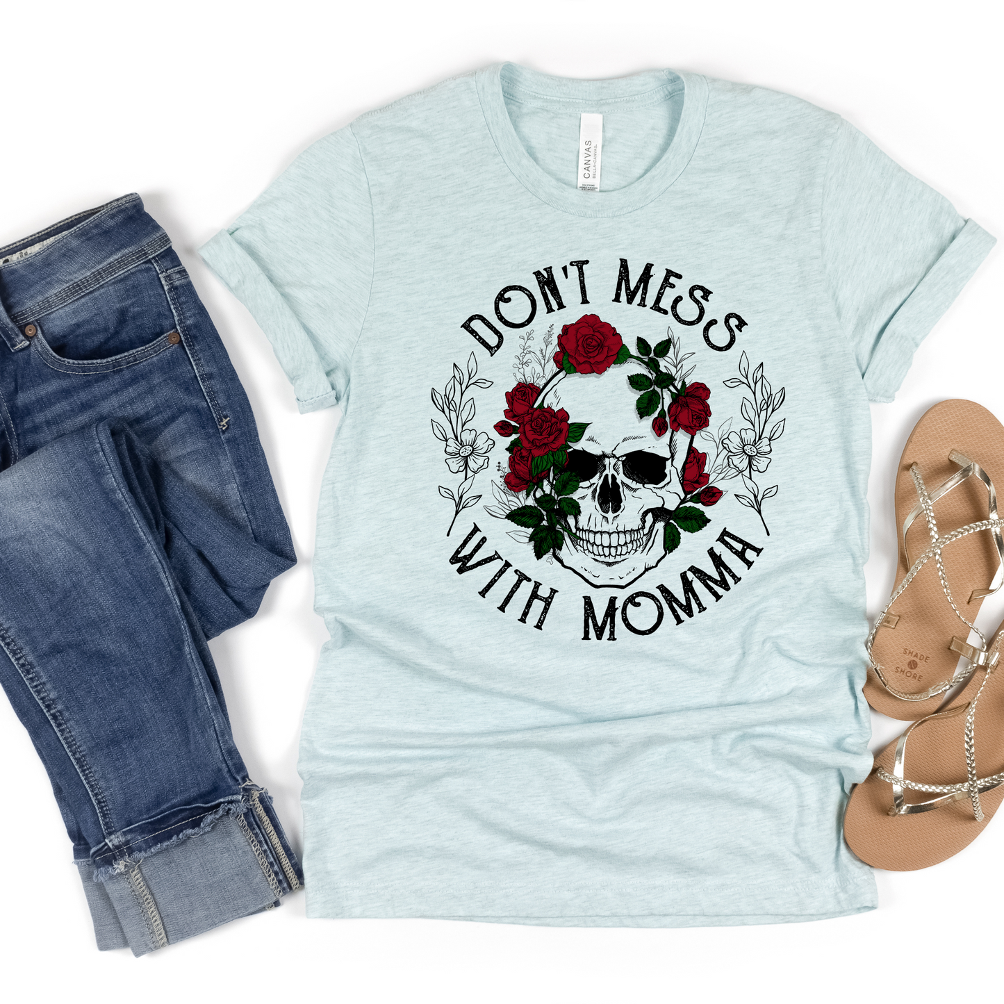 Don't Mess With Mama Skeleton TShirt