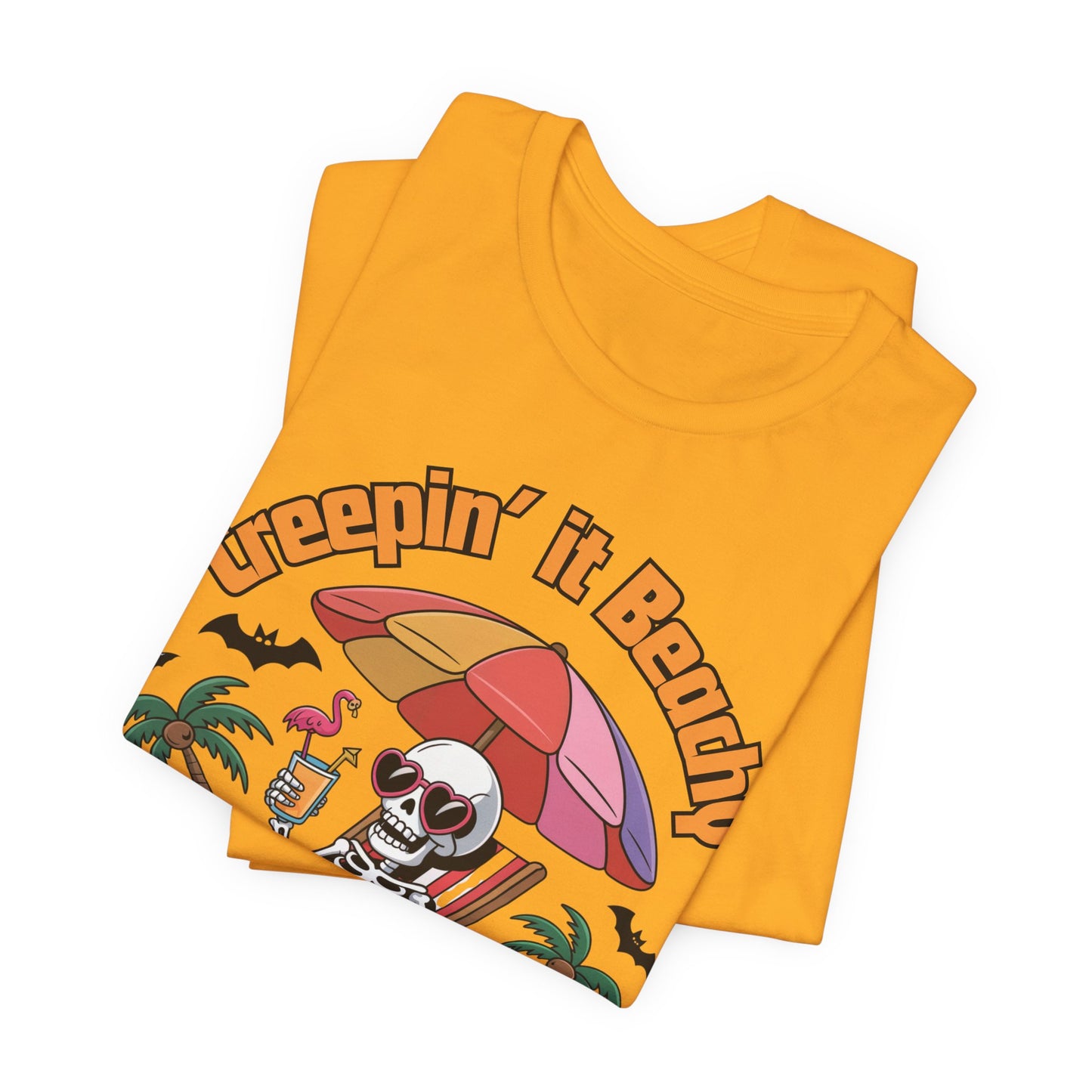 Beach Vibes Skeleton Shirt