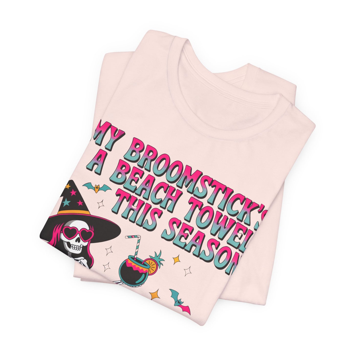 My Broomstick’s a Beach Towel Tee