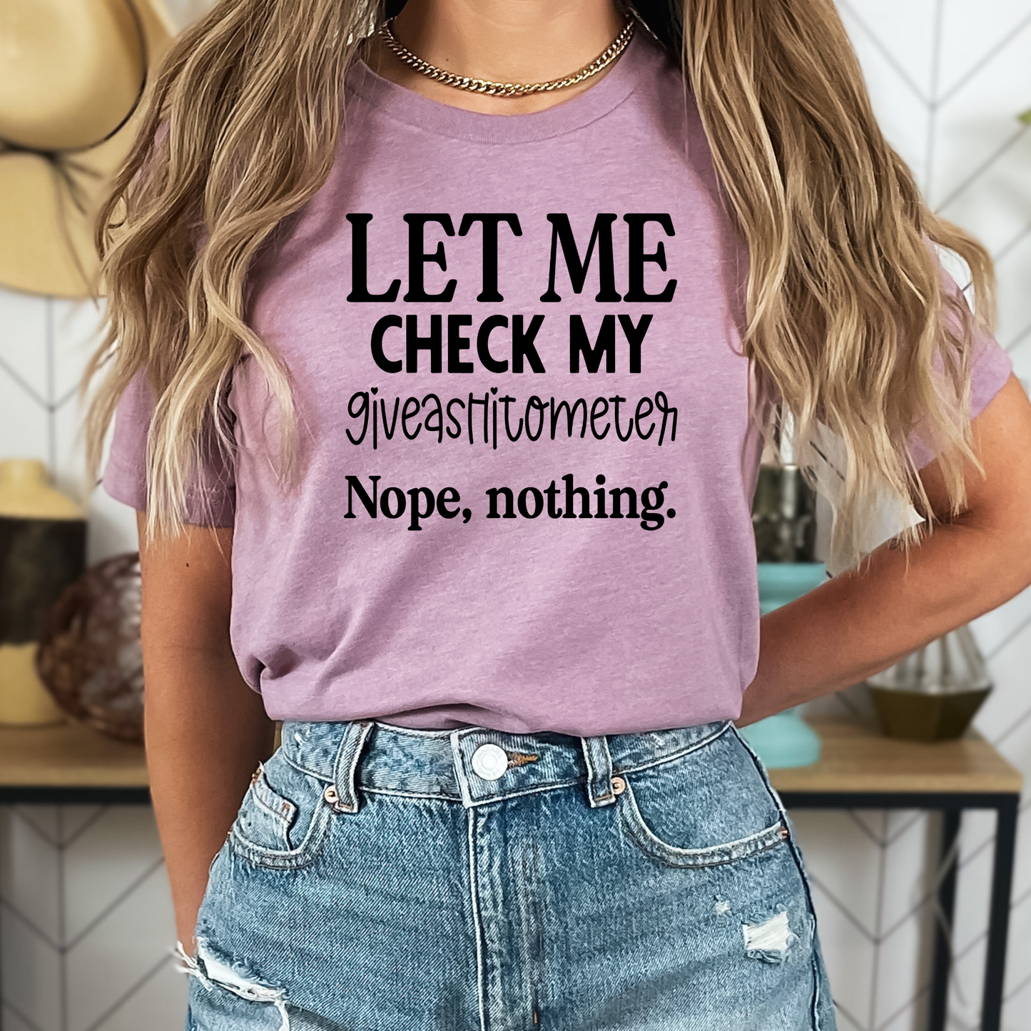 Sarcasm Meter: The 'Giveashitometer Check' Tee