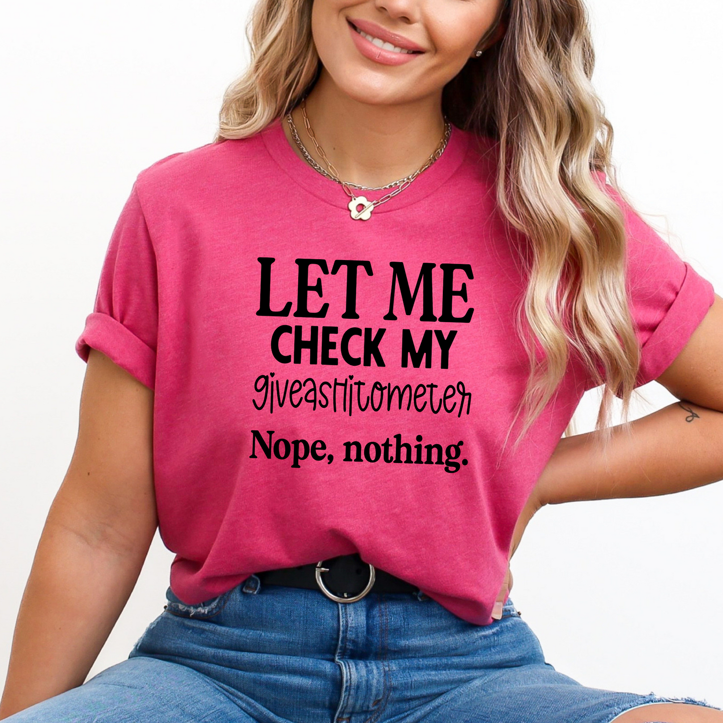 Sarcasm Meter: The 'Giveashitometer Check' Tee