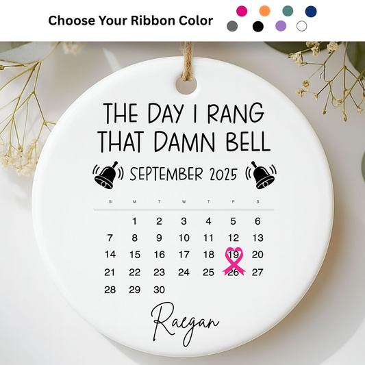 I Rang the Damn Bell – Cancer Milestone Keepsake