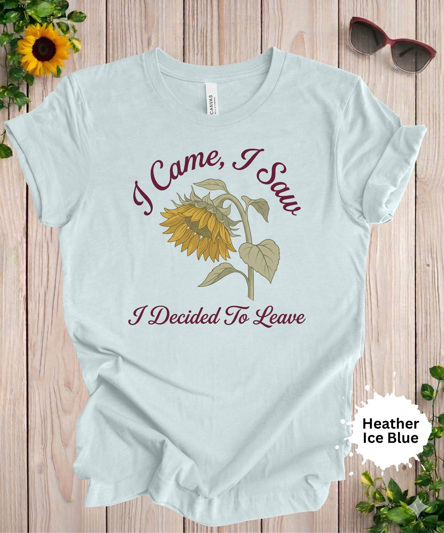 I Came I Saw I Decided To Leave T-Shirt