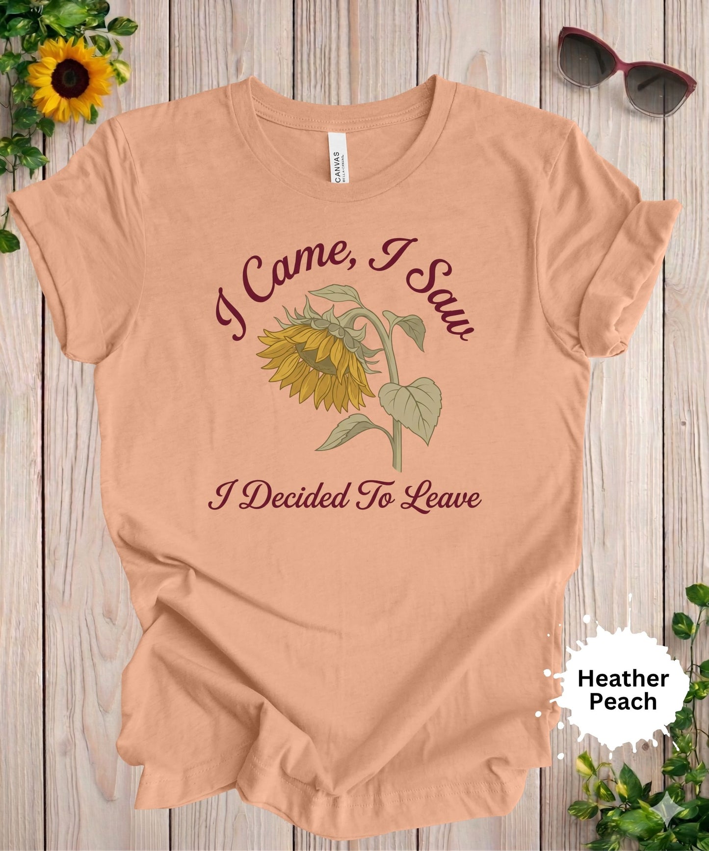 I Came I Saw I Decided To Leave T-Shirt