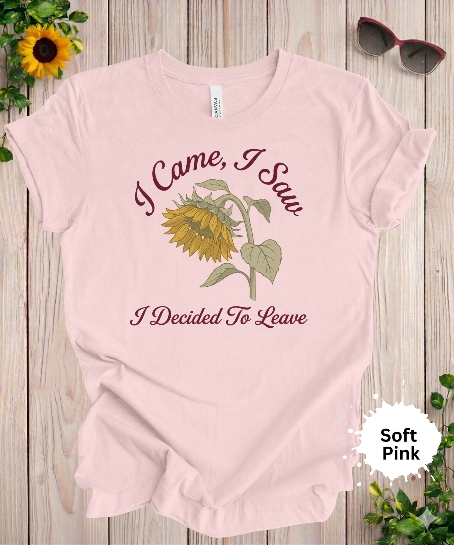 I Came I Saw I Decided To Leave T-Shirt
