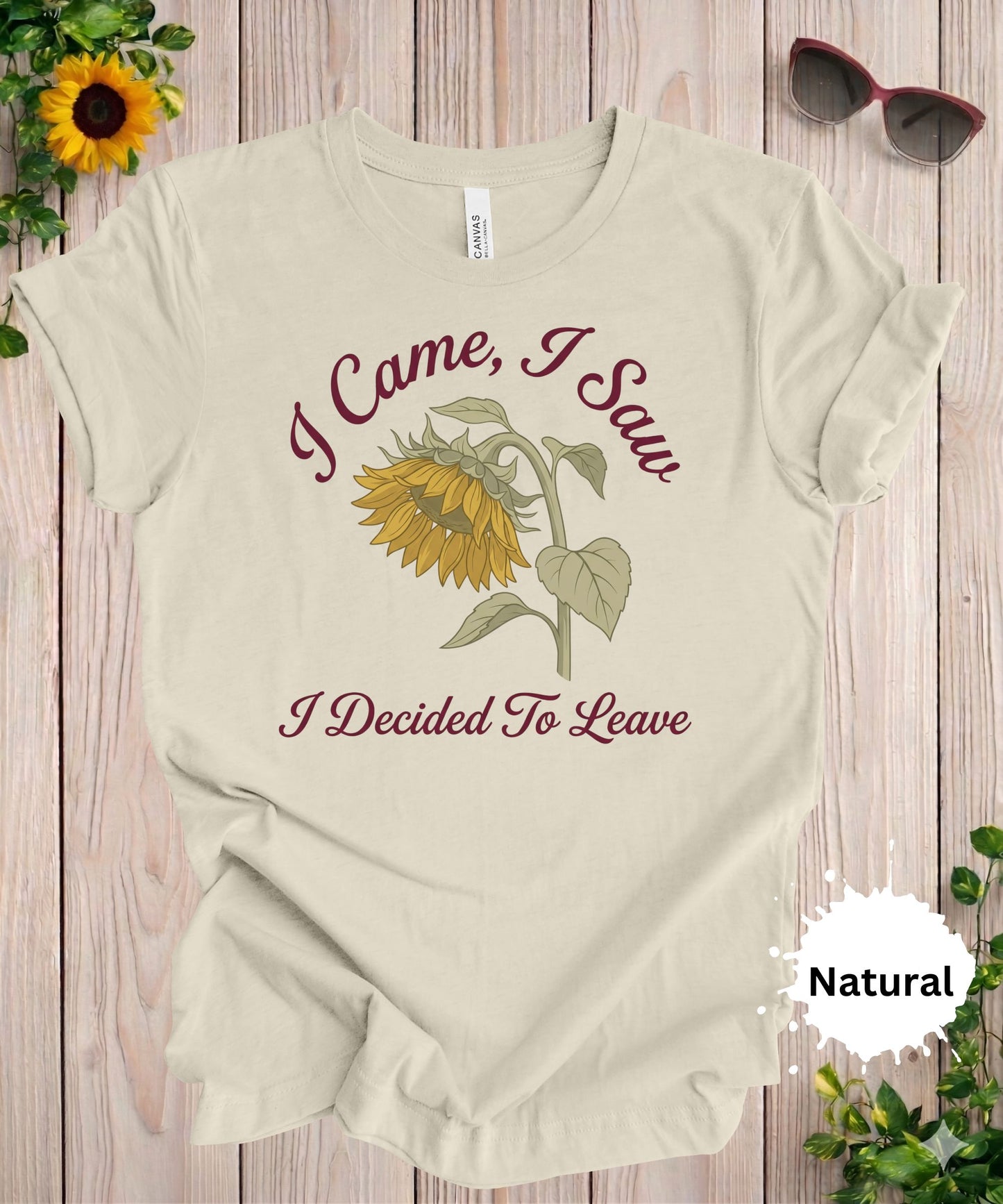 I Came I Saw I Decided To Leave T-Shirt