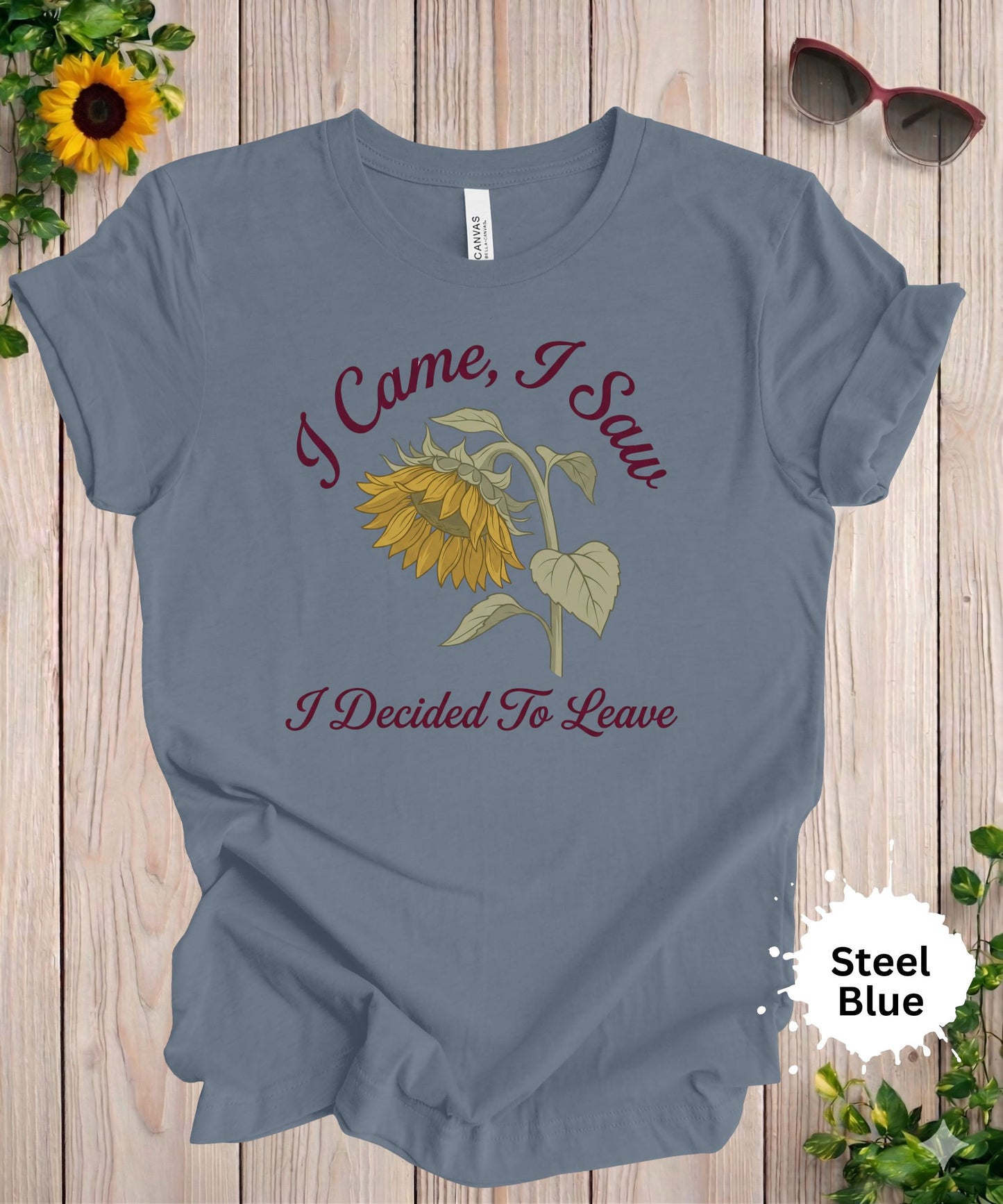 I Came I Saw I Decided To Leave T-Shirt