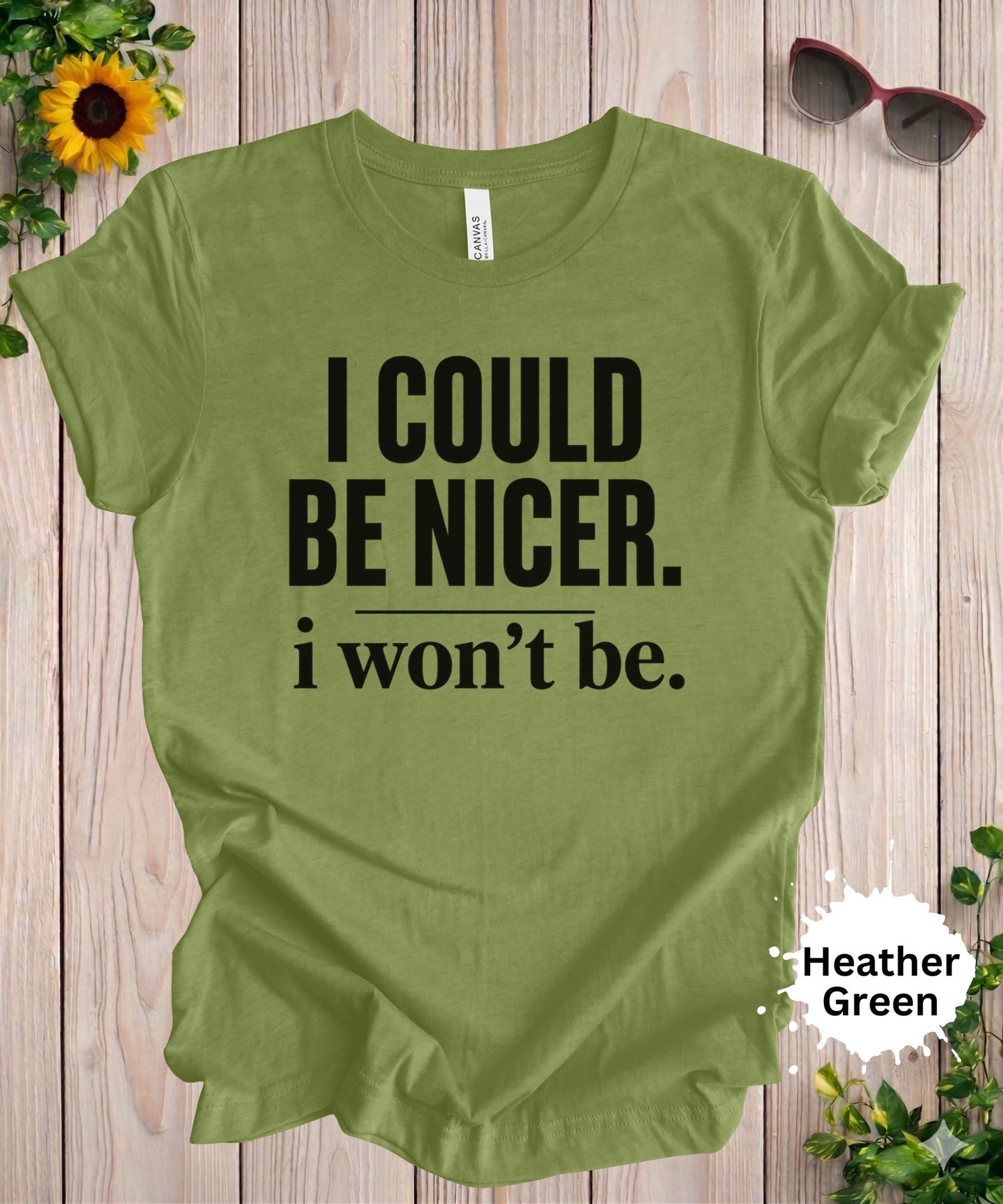 I Could Be Nicer I Won’t Be T-Shirt