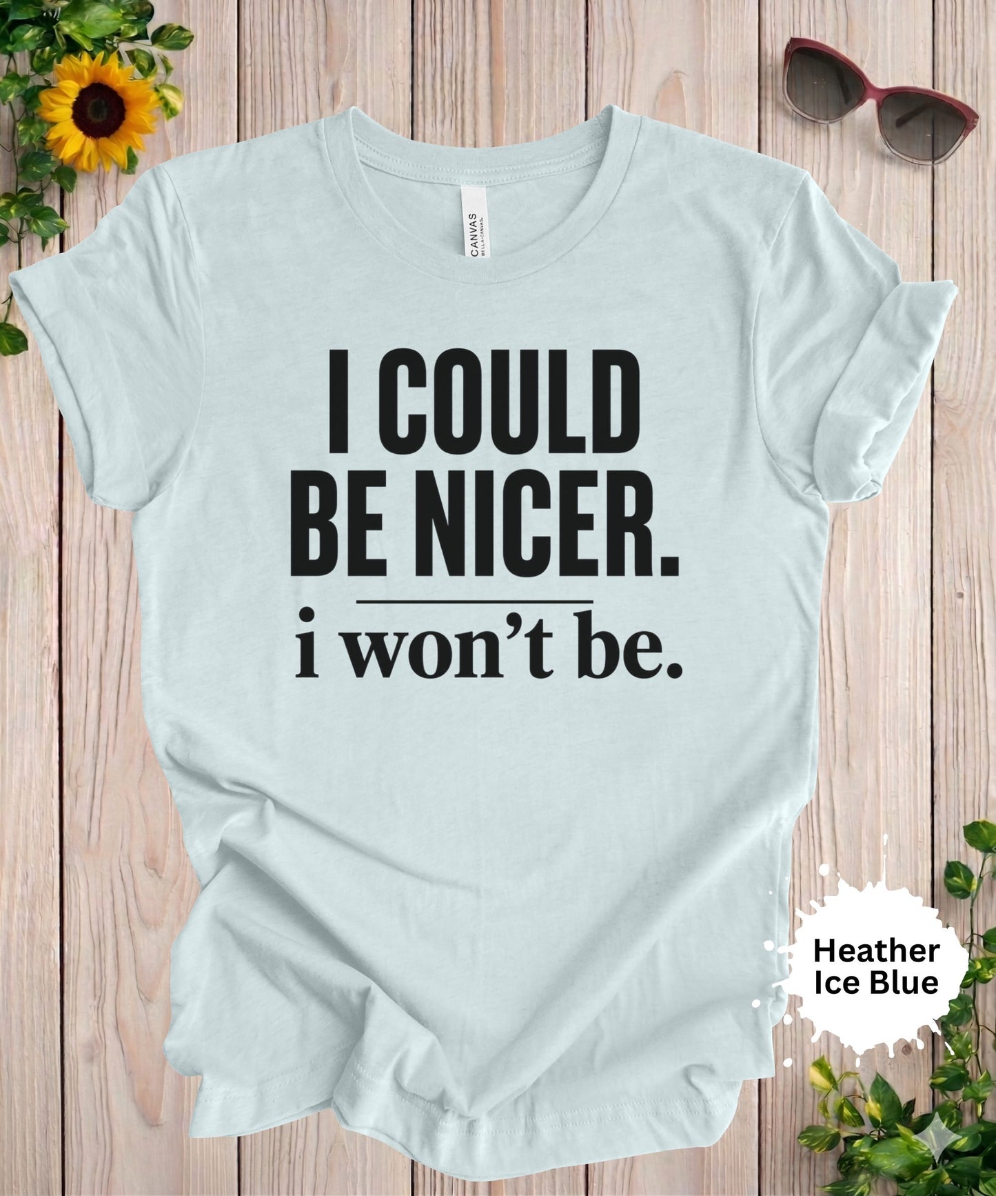 I Could Be Nicer I Won’t Be T-Shirt
