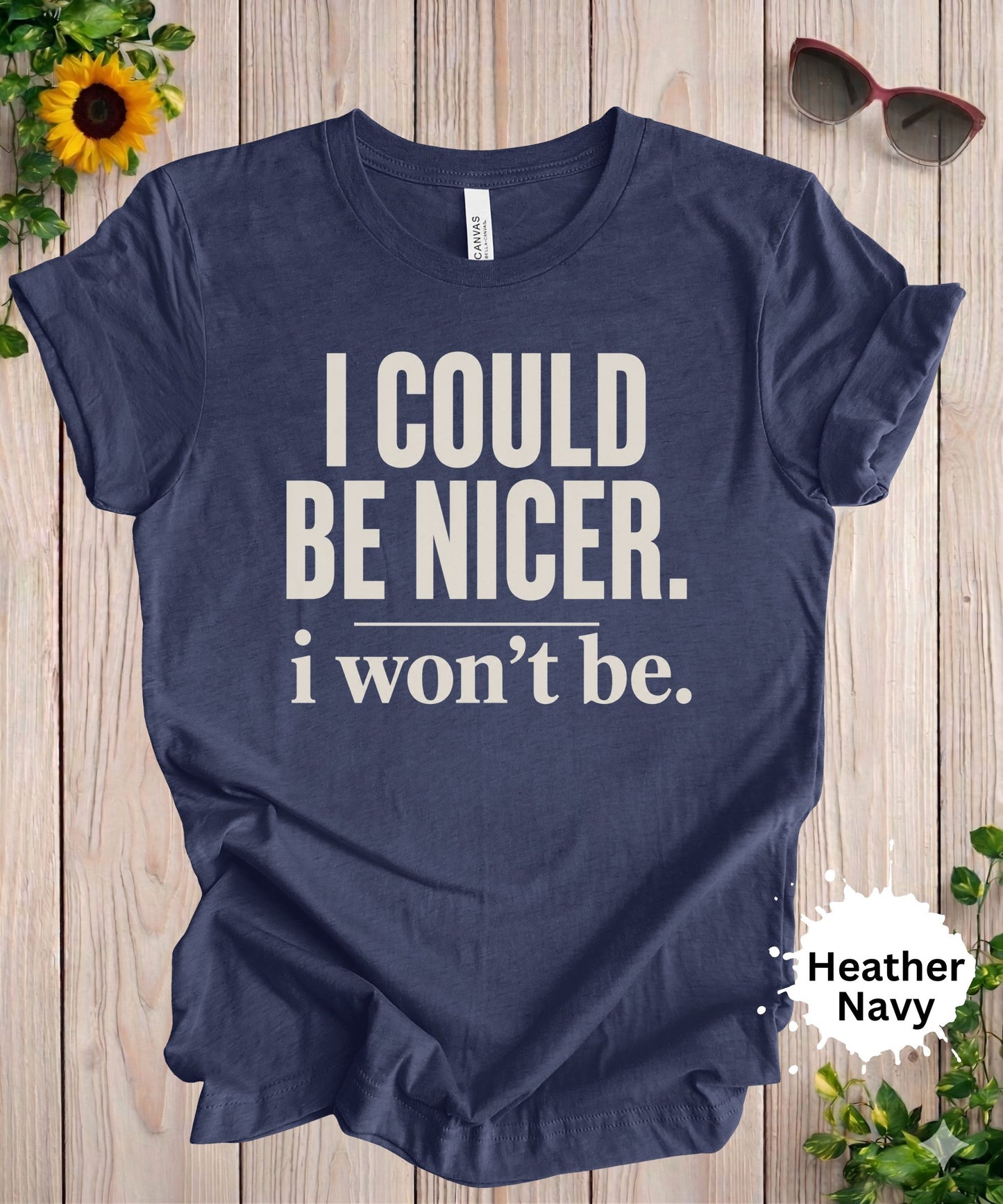 I Could Be Nicer I Won’t Be T-Shirt