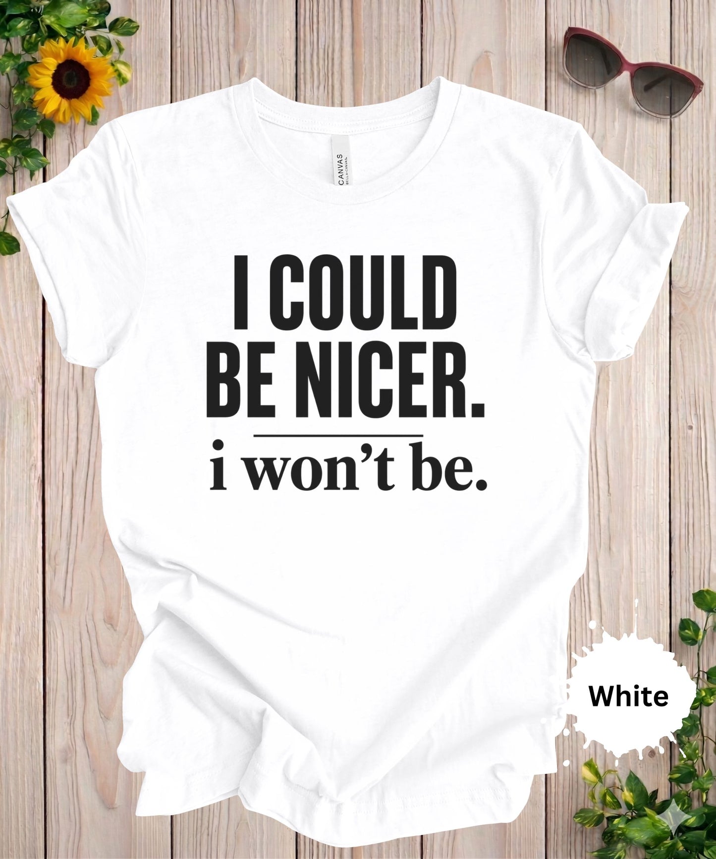 I Could Be Nicer I Won’t Be T-Shirt