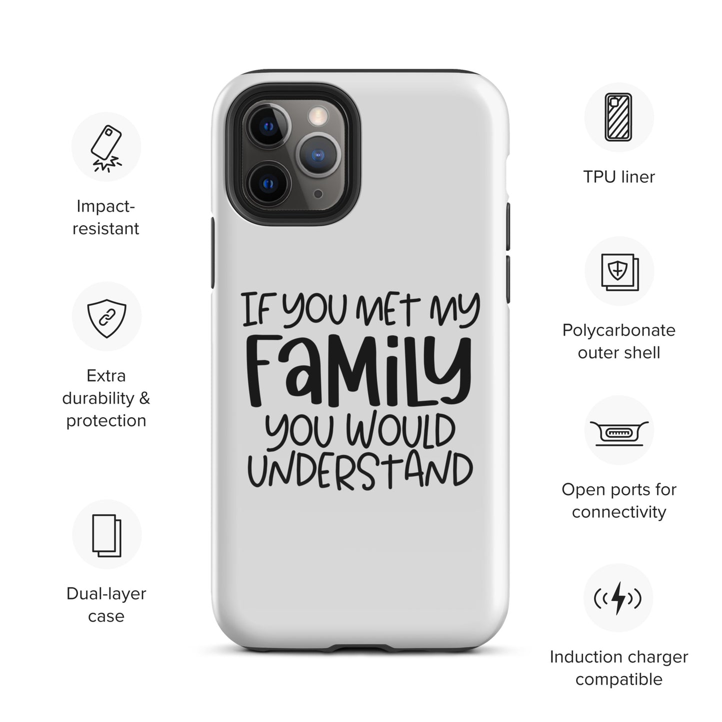 If You Met My Famiy You Would Understand: Witty and Humorous Case for iPhone®