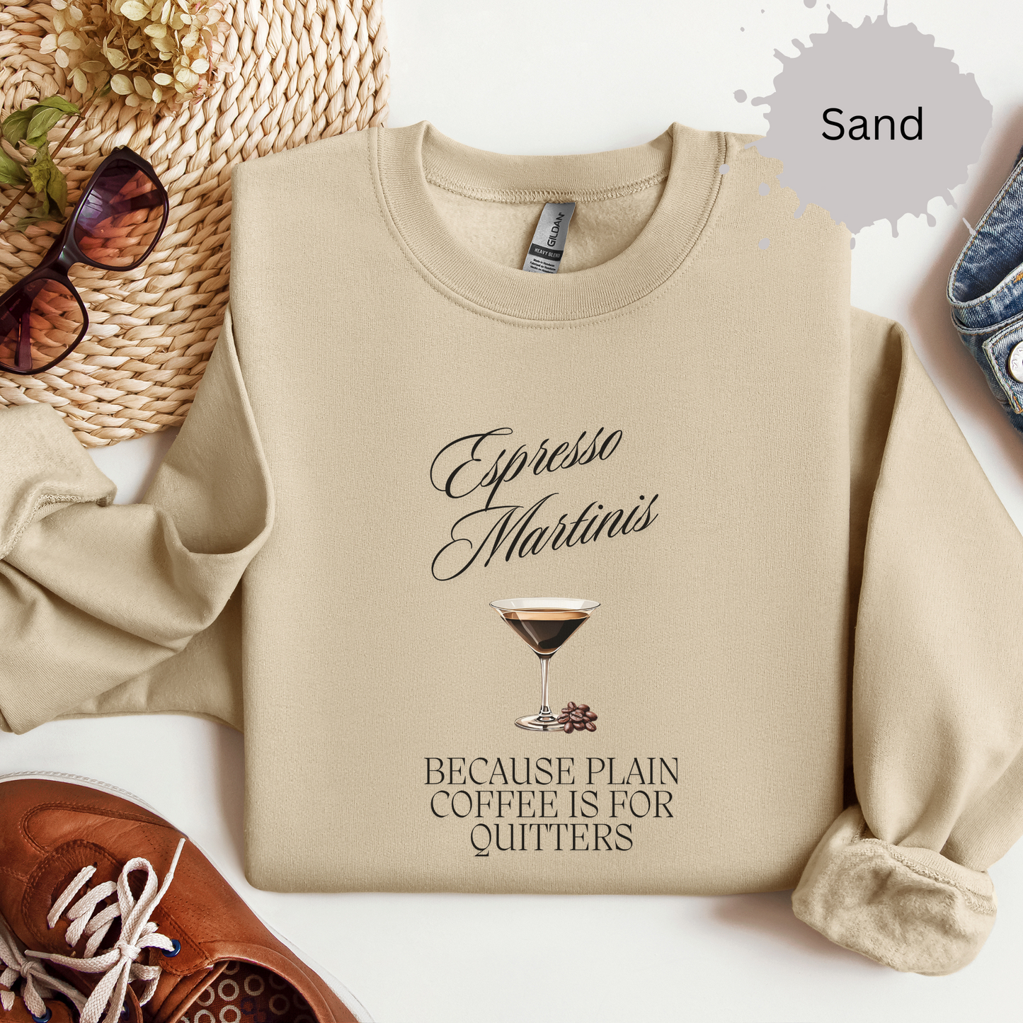 Coffee is for Quitters Crewneck Sweatshirt