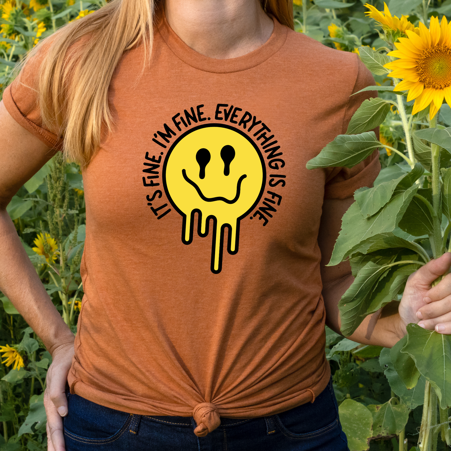 Casual Confidence: 'Melted Smiles' Graphic Tee