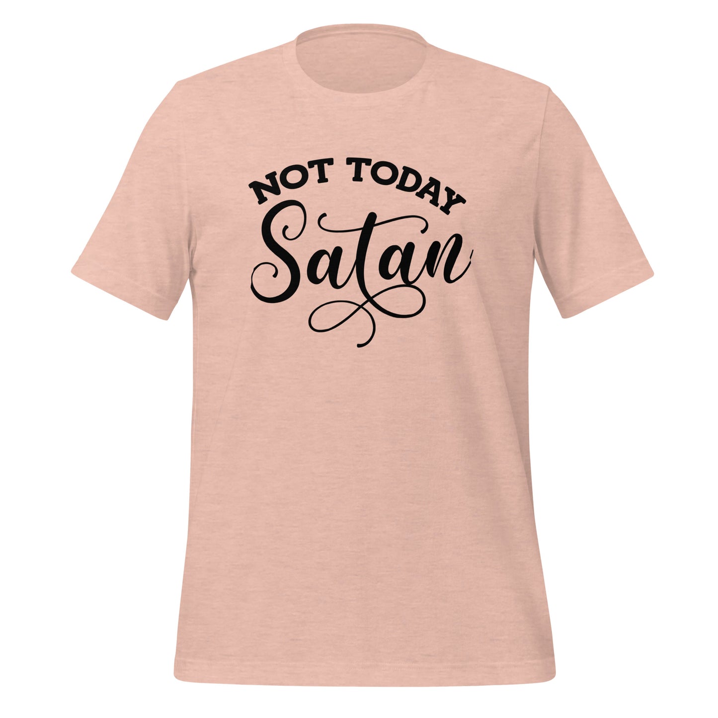 Defy with a Grin: 'Satan, Not Today' Tee