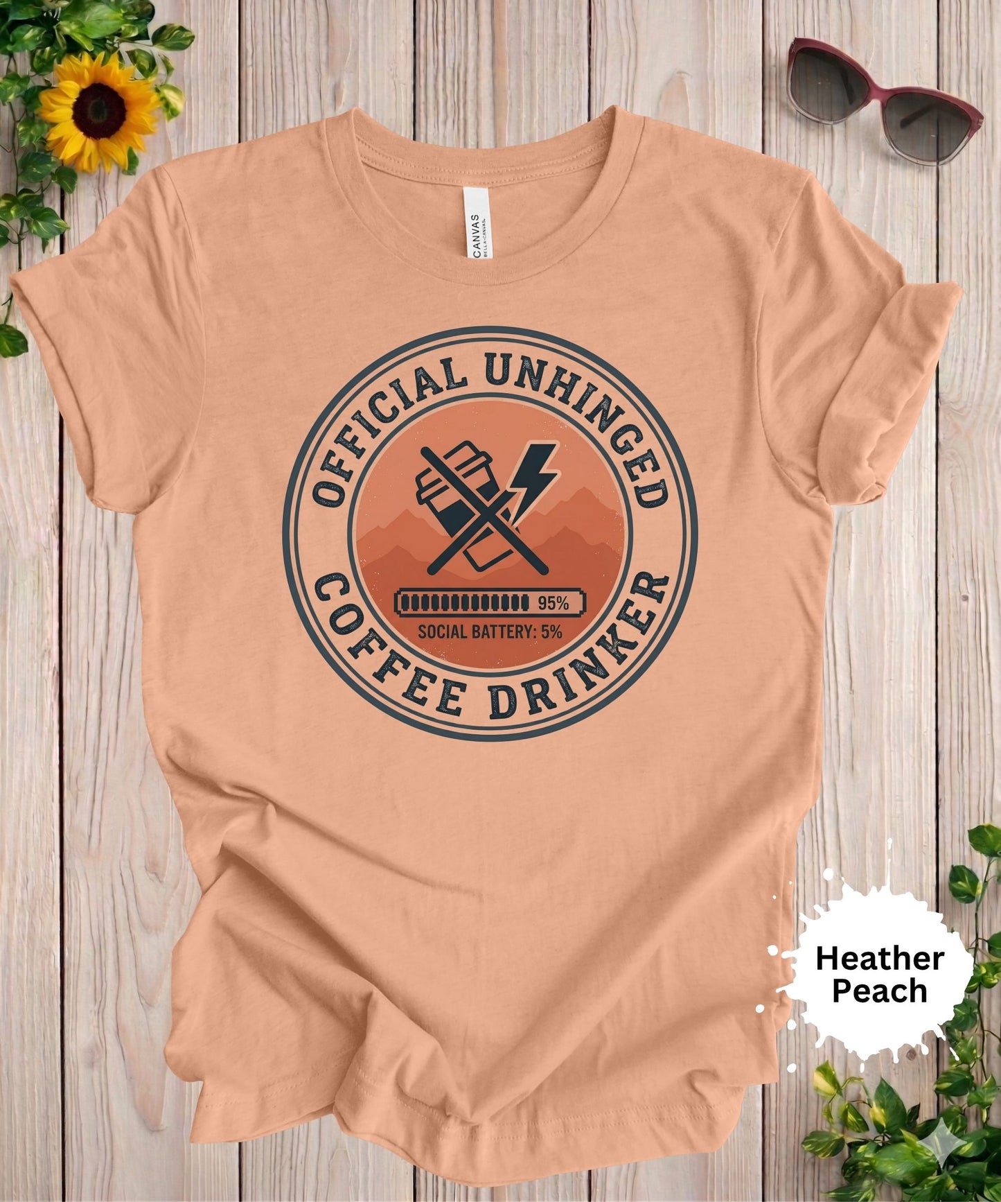 Officially Unhinged Coffee Drinker T-Shirt