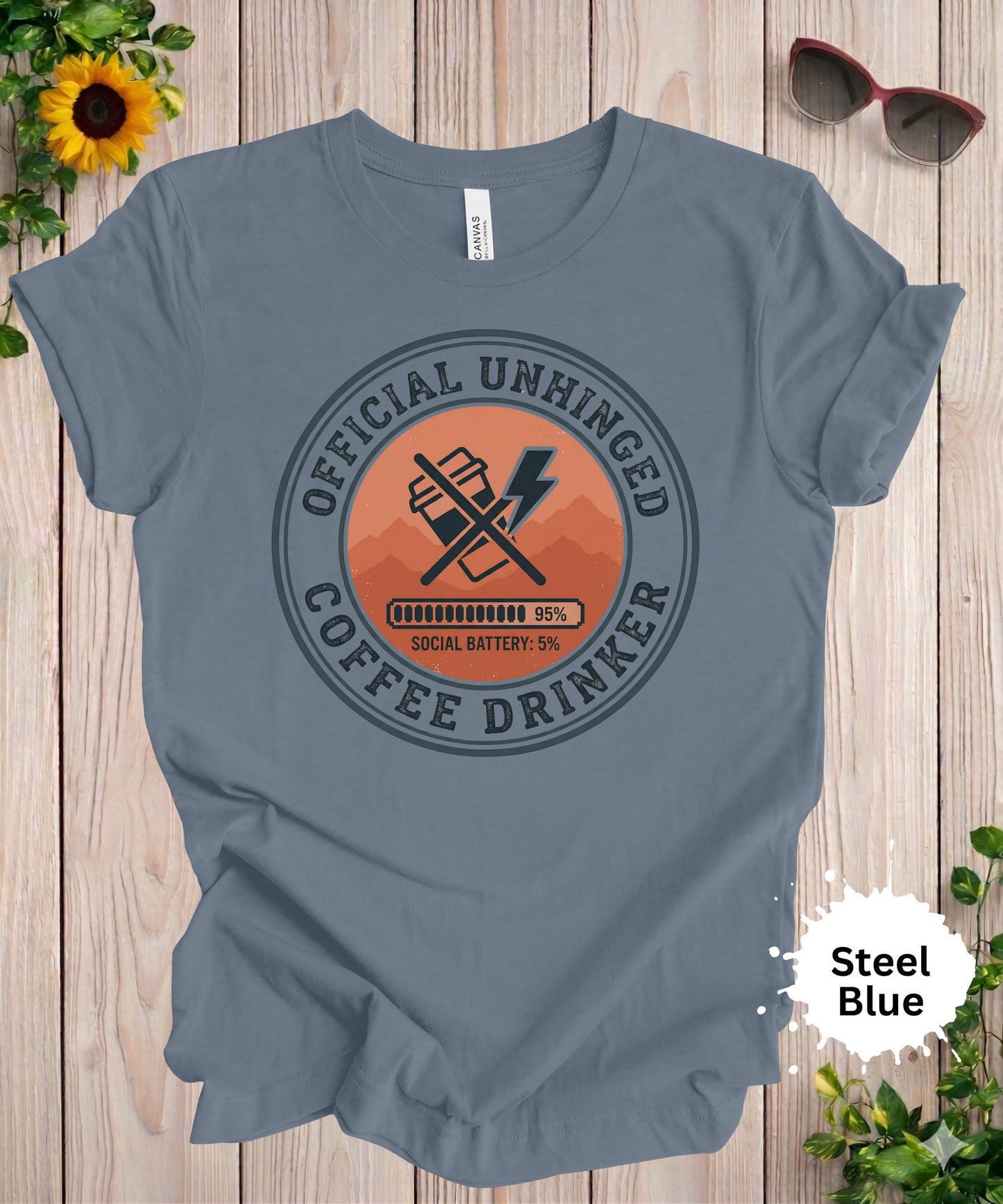 Officially Unhinged Coffee Drinker T-Shirt