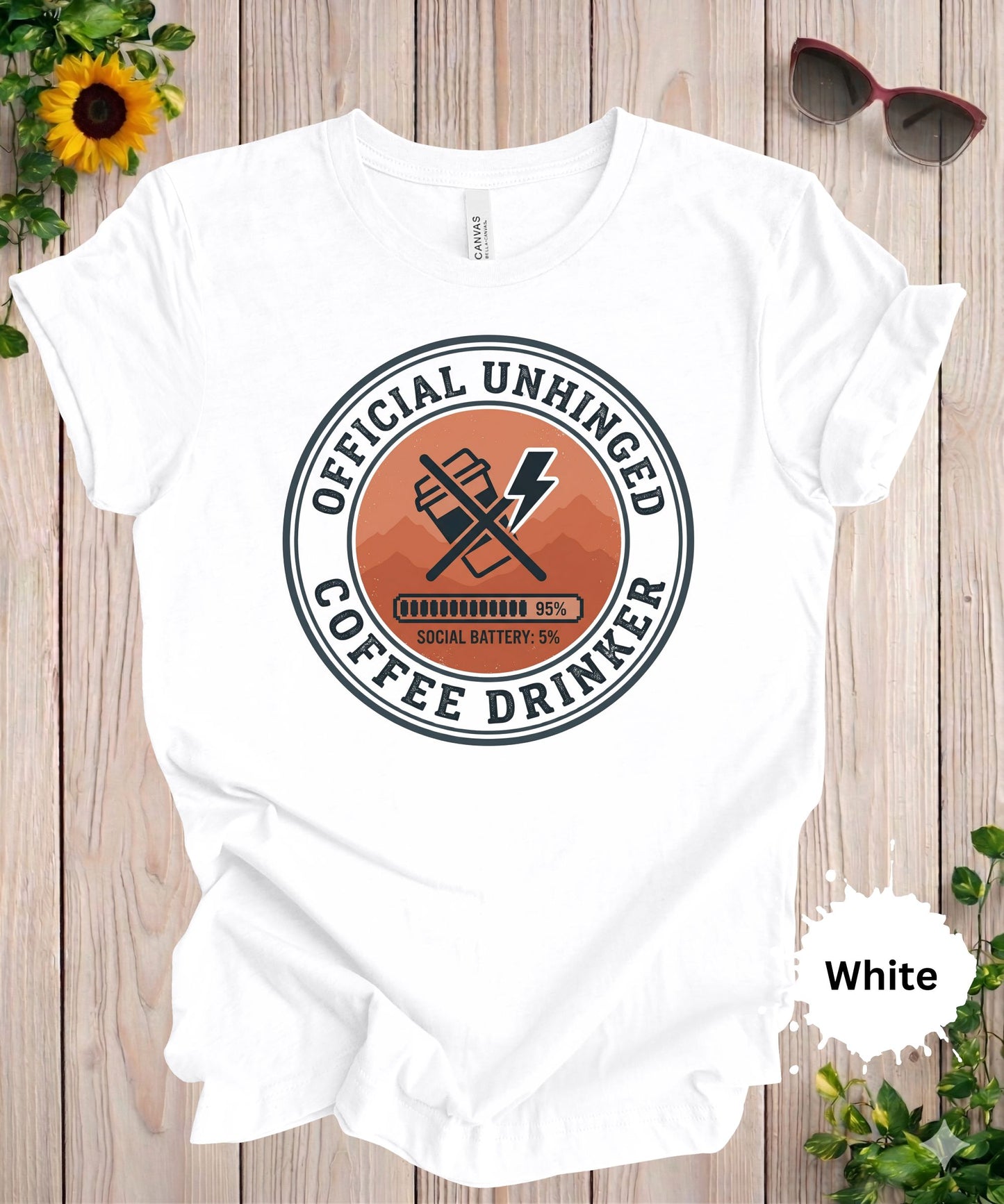 Officially Unhinged Coffee Drinker T-Shirt