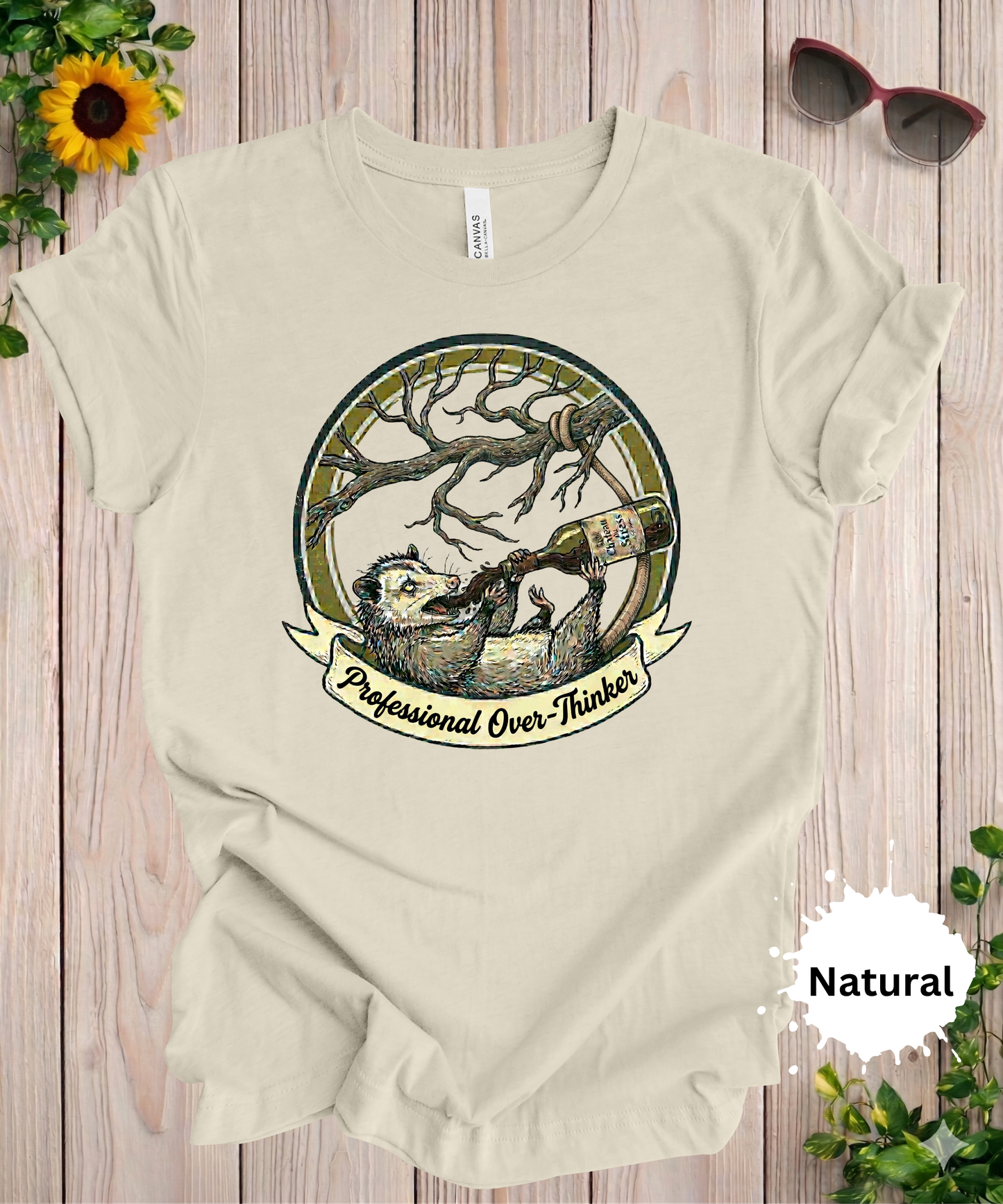 Professional Overthinker Opossum T-Shirt