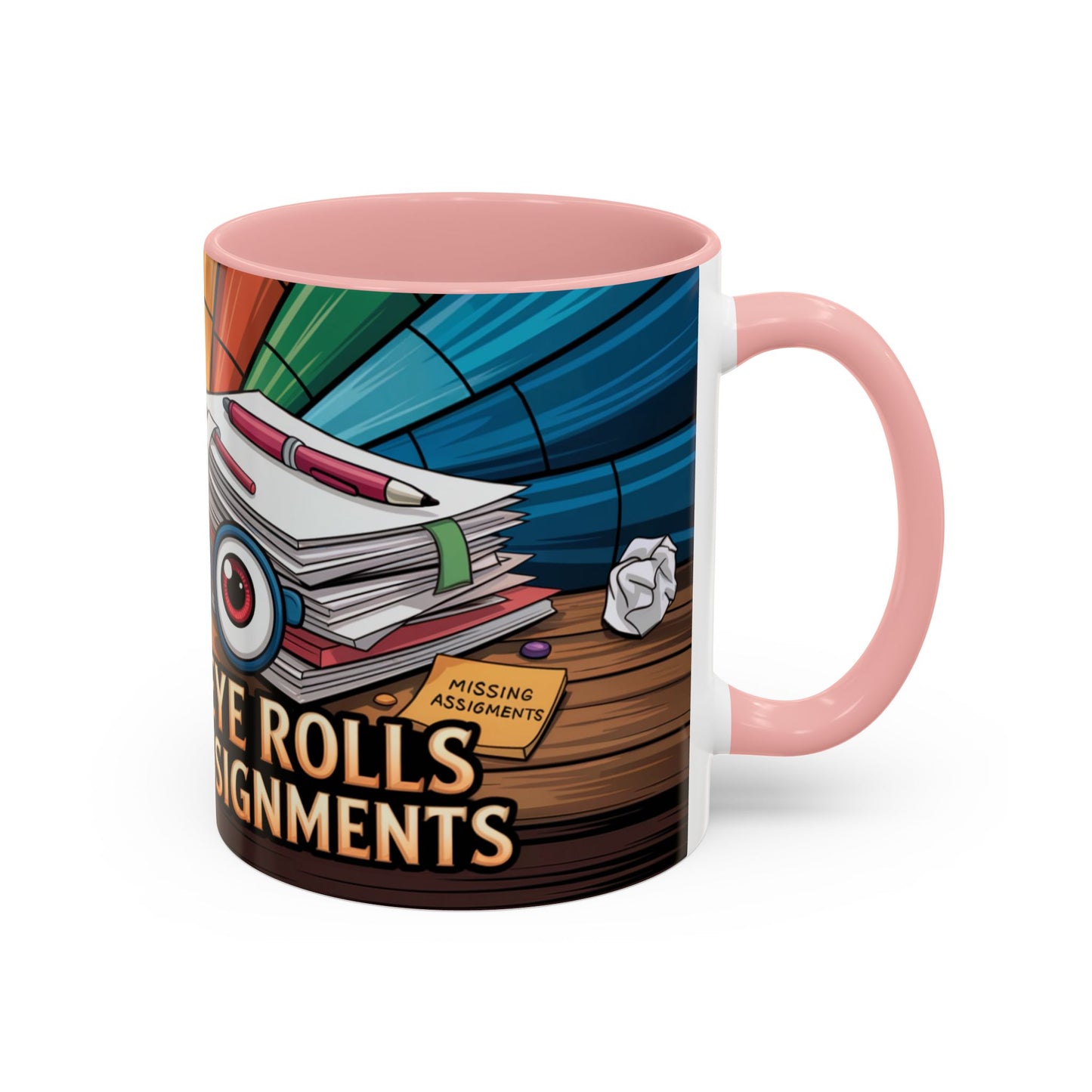 Personalized Teacher Eyeroll Coffee Mug
