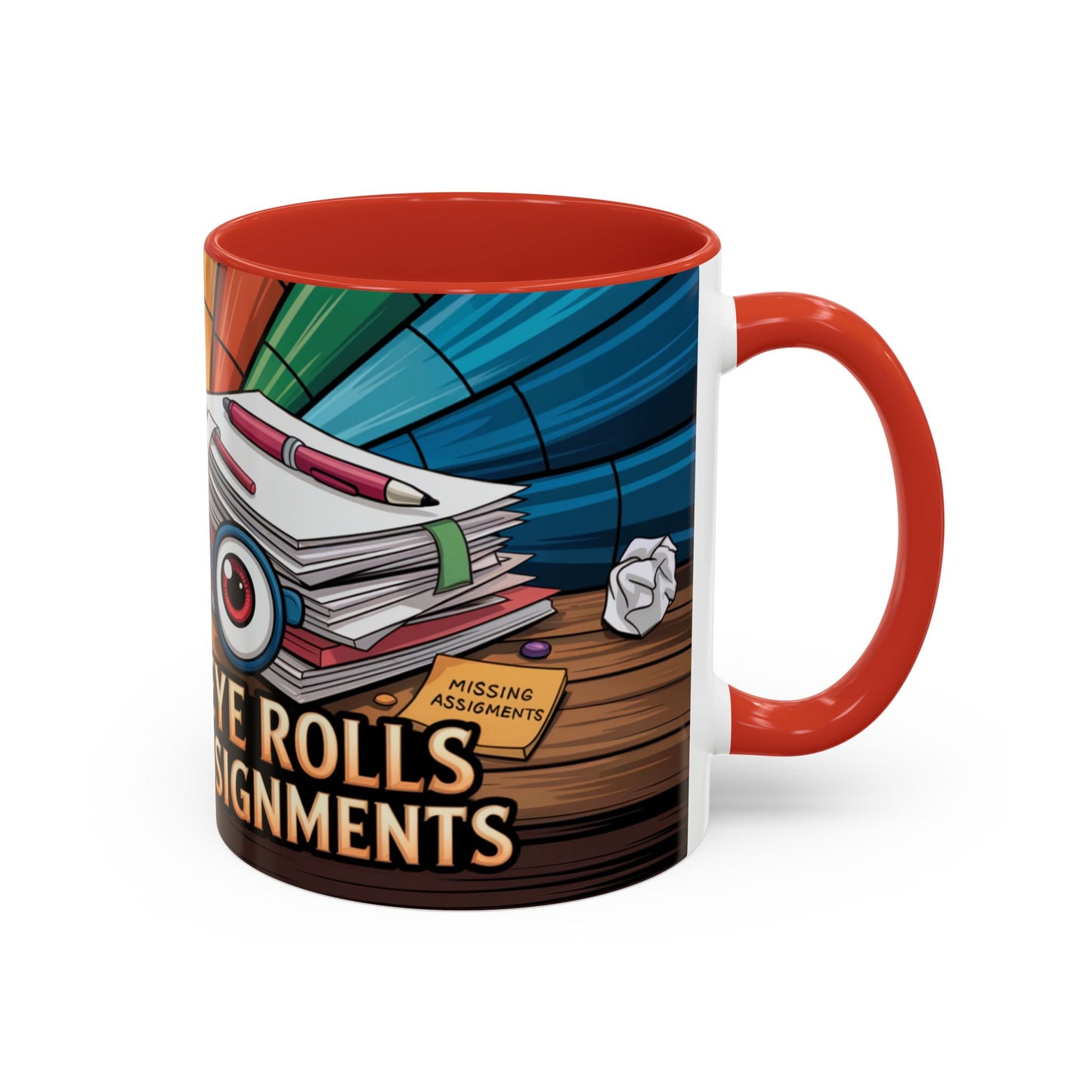 Personalized Teacher Eyeroll Coffee Mug