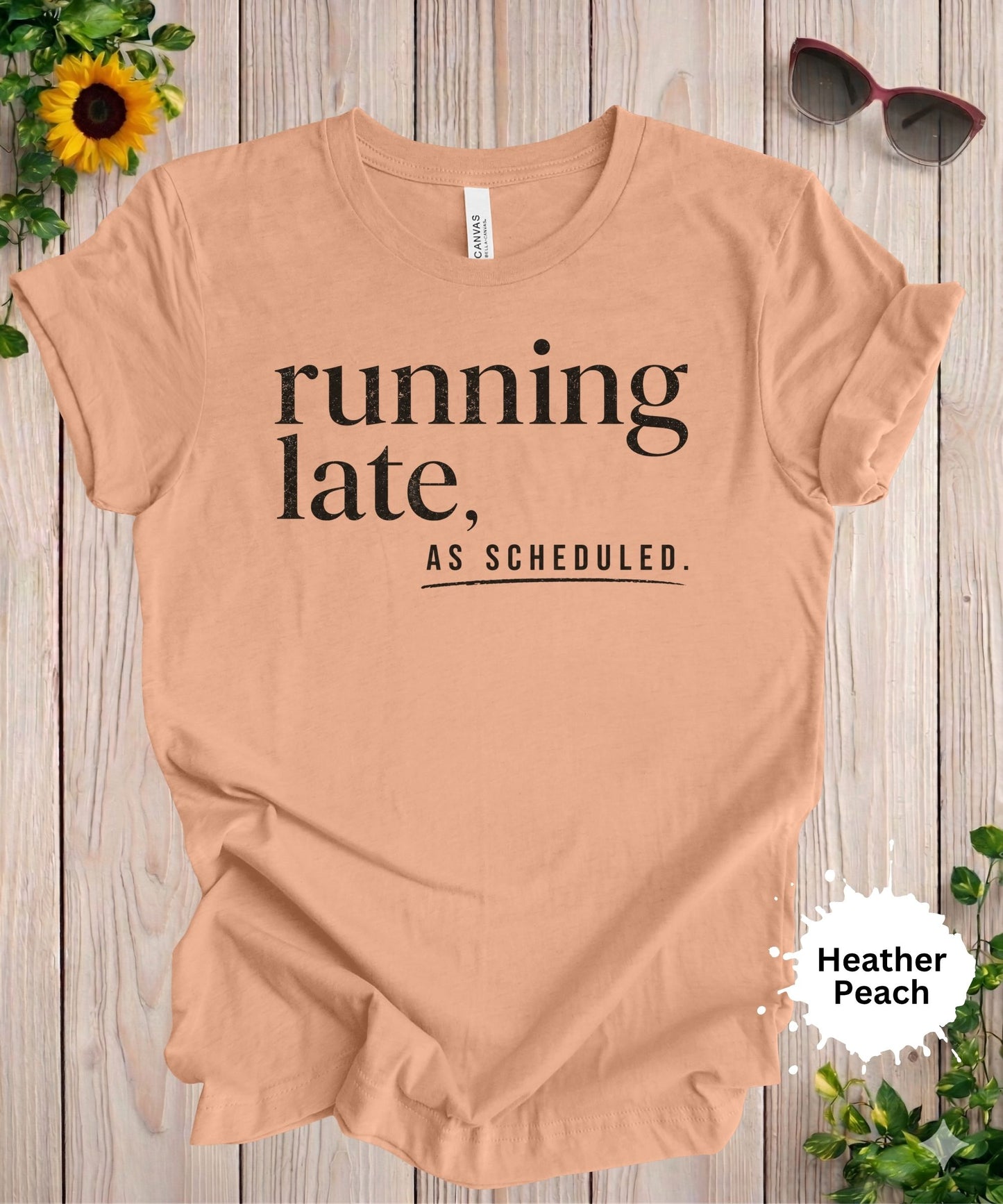 Running Late As Scheduled T-Shirt