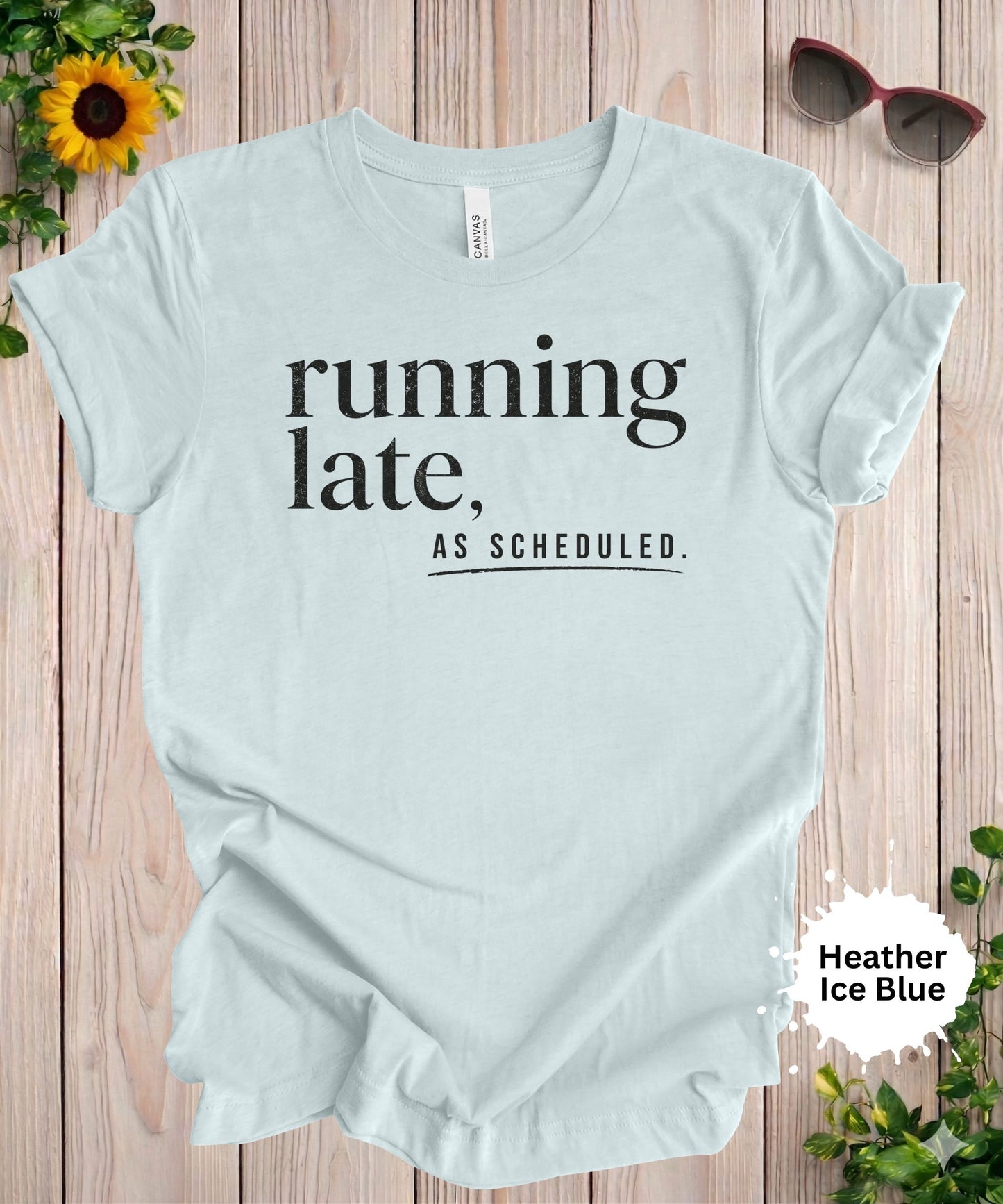 Running Late As Scheduled T-Shirt