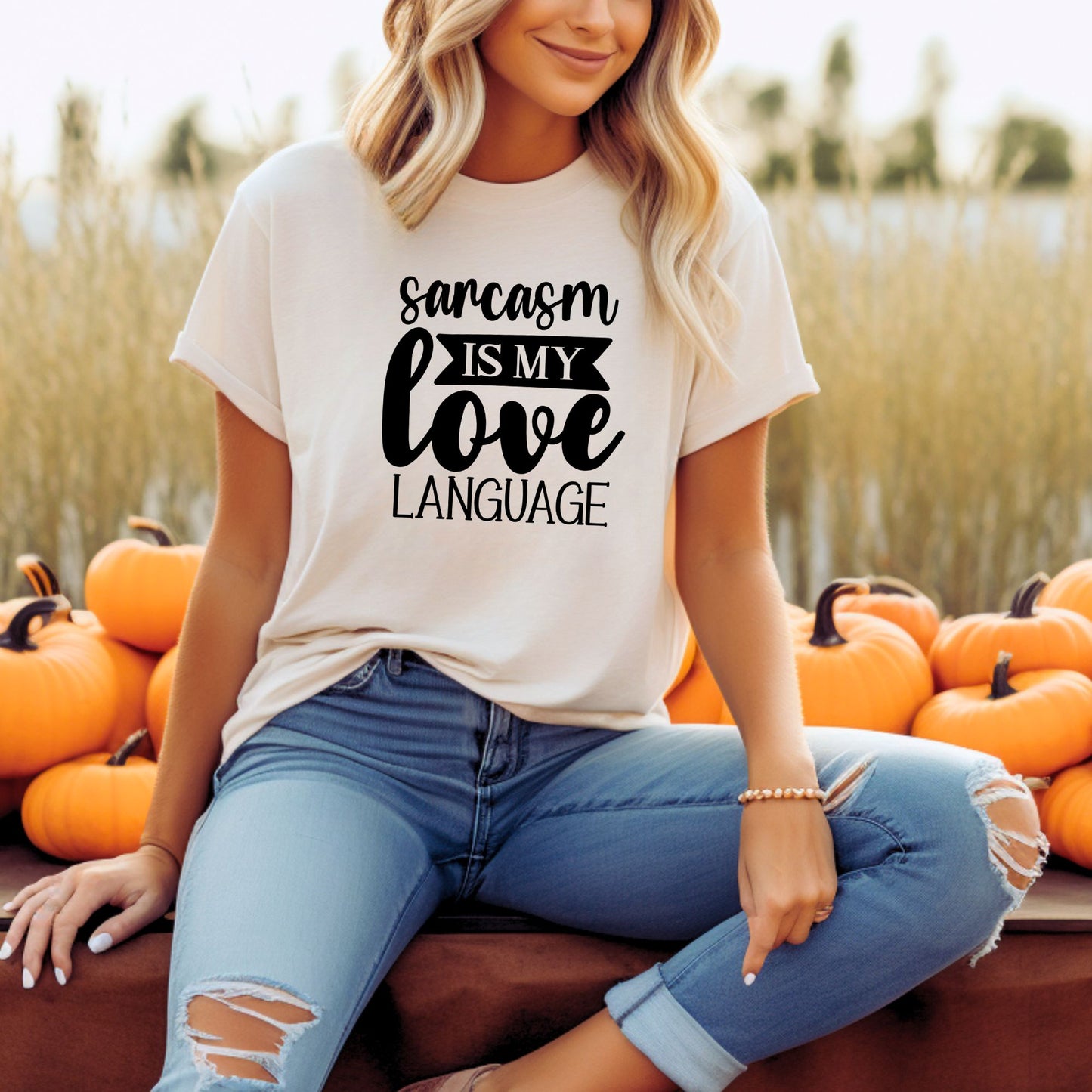 Embrace the Banter: 'Love Language of Sarcasm' T-shirt