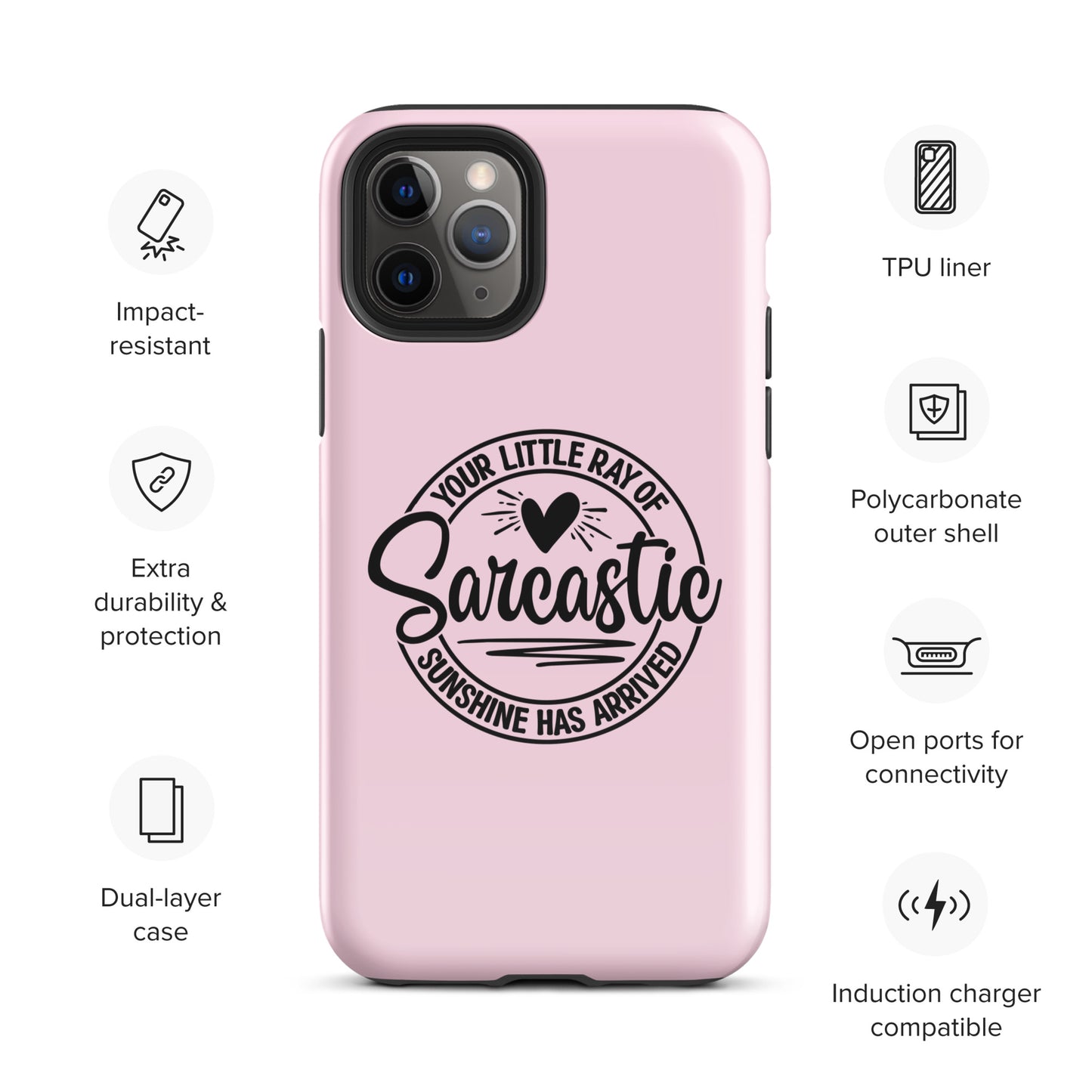 Your Little Ray of Sarcastic Sunshine: Humorous iPhone® Case