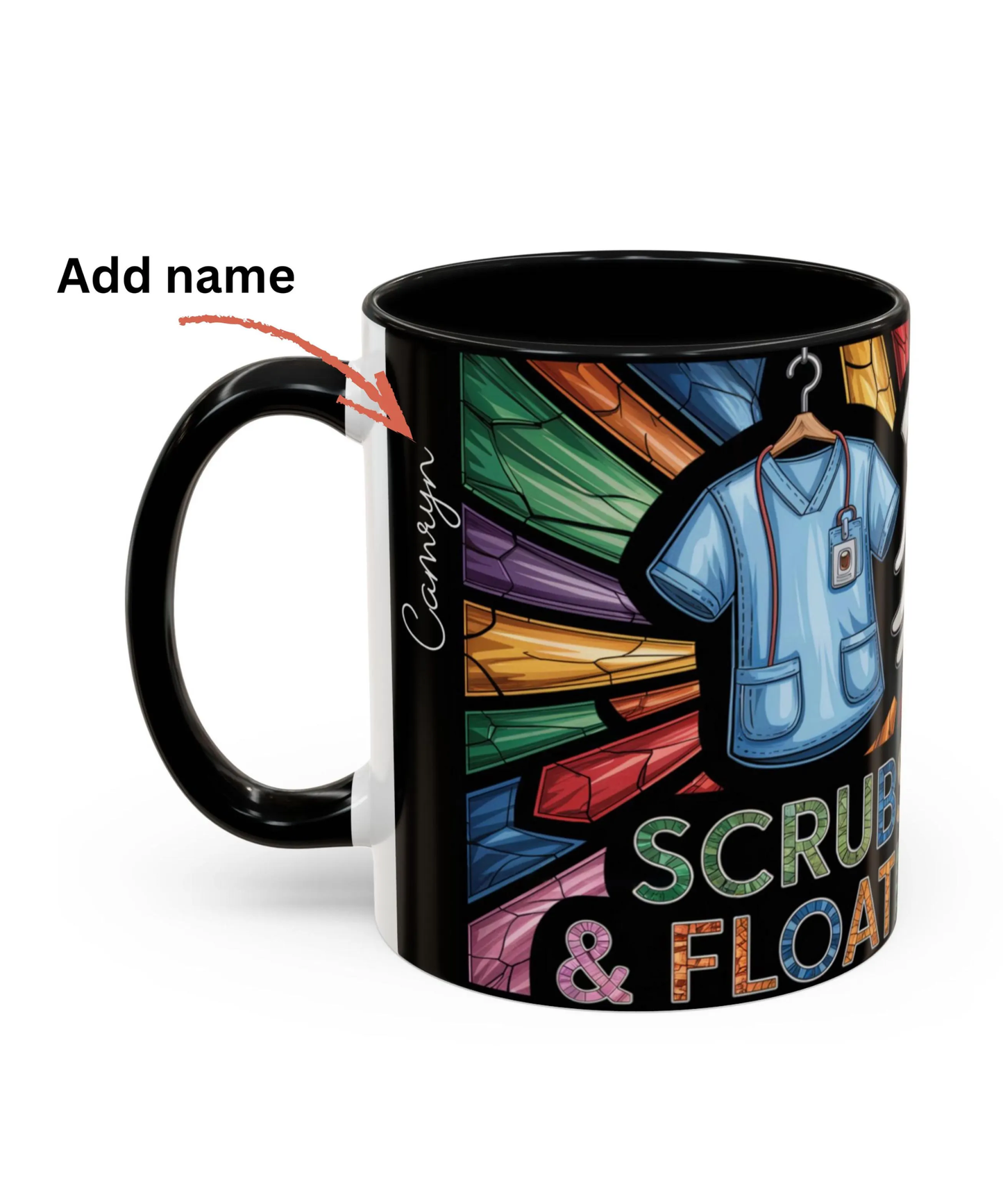Personalized Nurse Floating Shift Coffee Mug