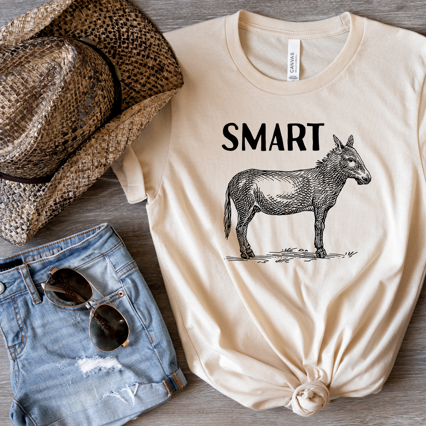 Smart Ass Crewneck Tshirt