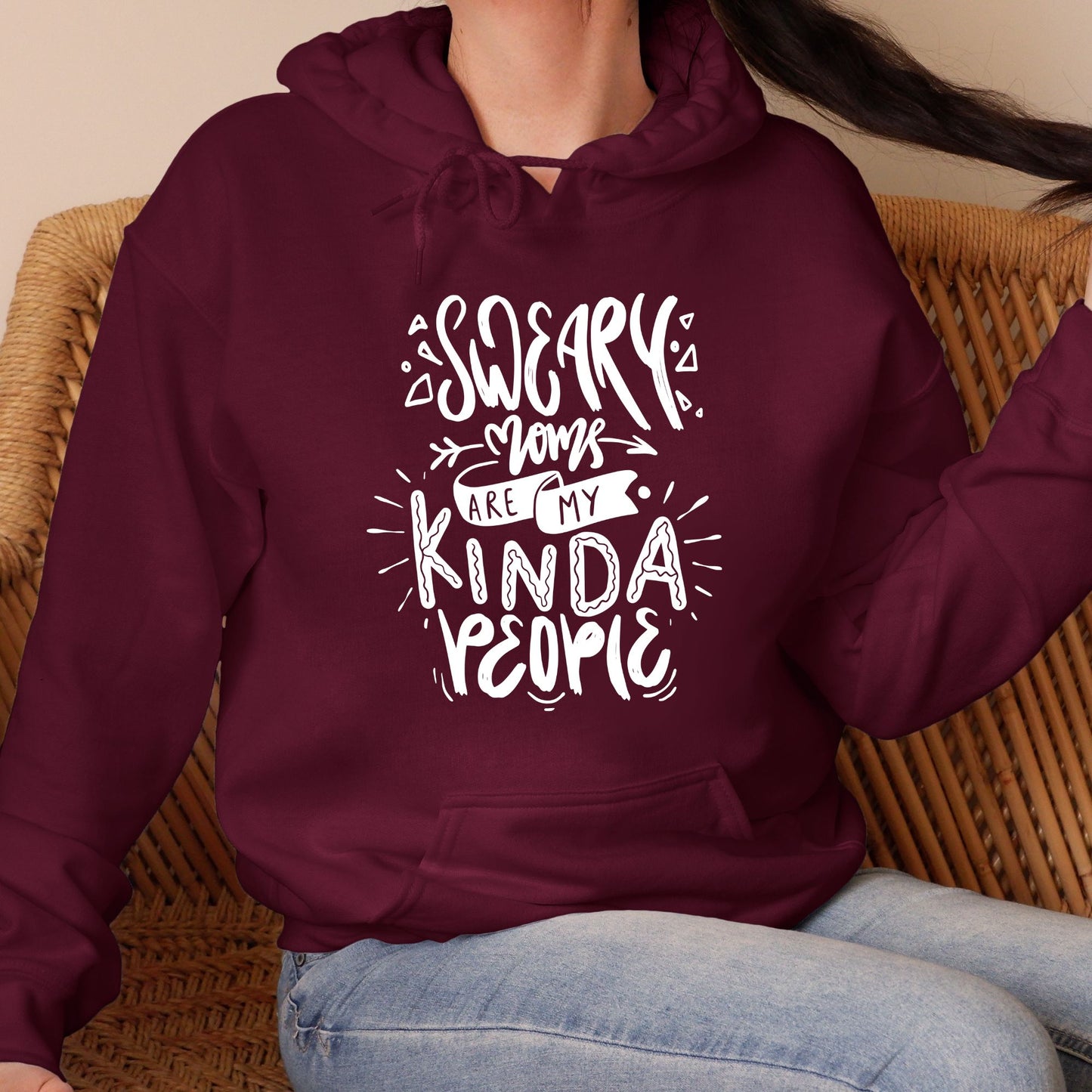 Sweary Moms Are My Kind of People Pullover Hoodie