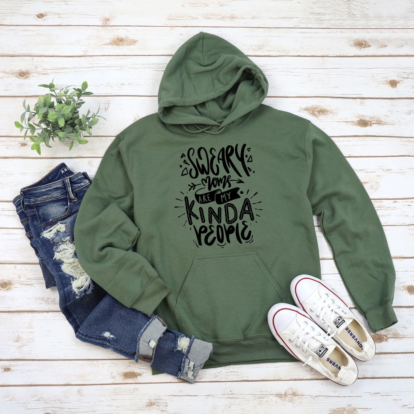 Sweary Moms Are My Kind of People Pullover Hoodie